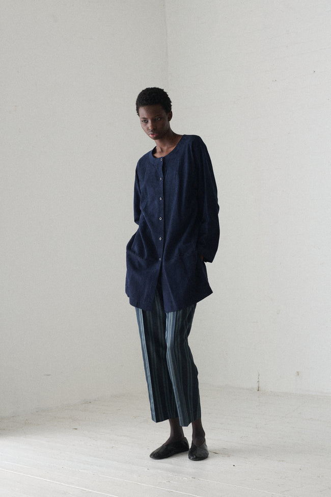 1989 Romeo Gigli Silk Stripe Trousers - Desert Vintage