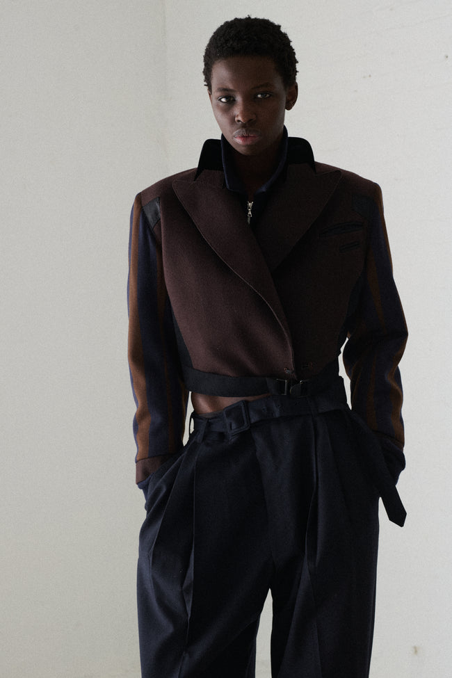 1990s JPG Cropped Blazer - Desert Vintage