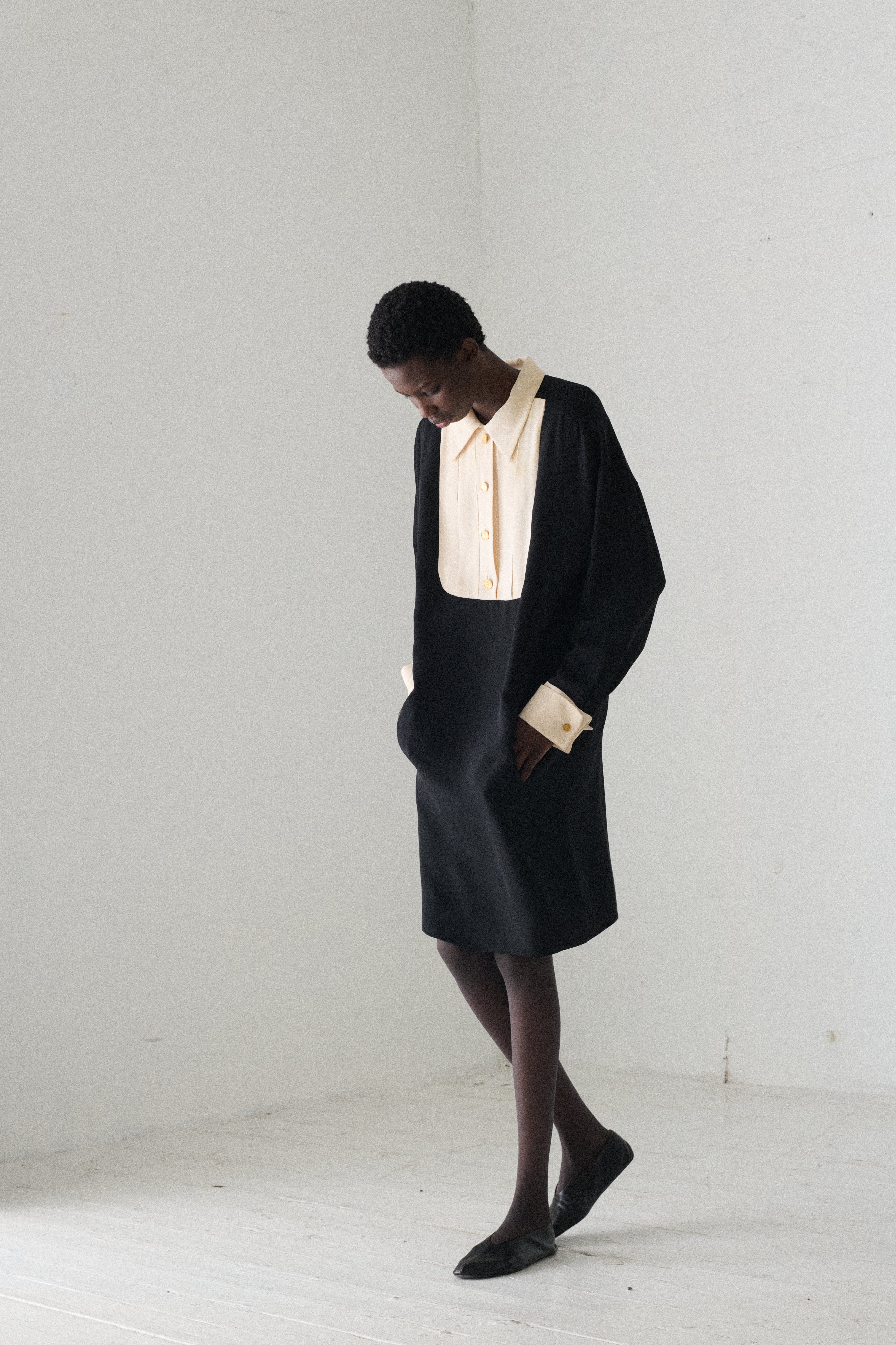 vintage chanel eloise silk dress Chanel Silk Dress
