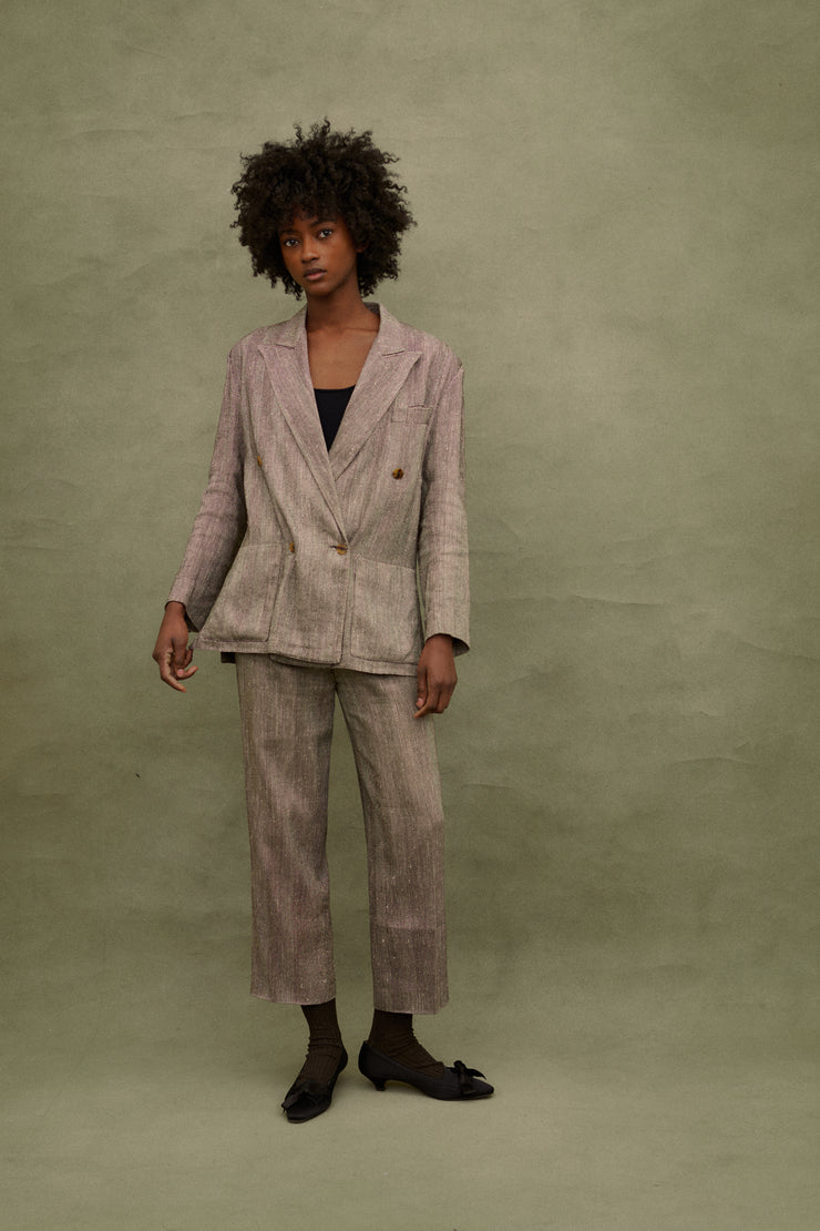 1980s JPG Herringbone Tweed Suit - Desert Vintage