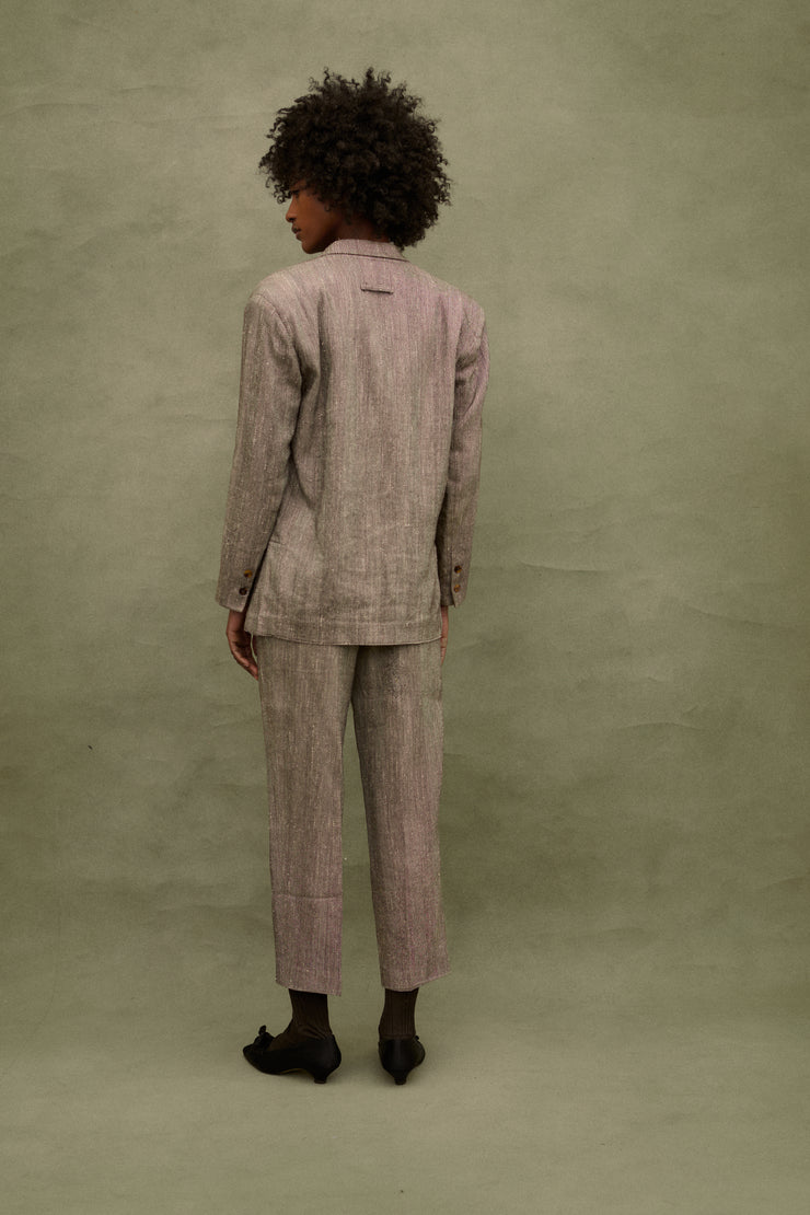 1980s JPG Herringbone Tweed Suit - Desert Vintage