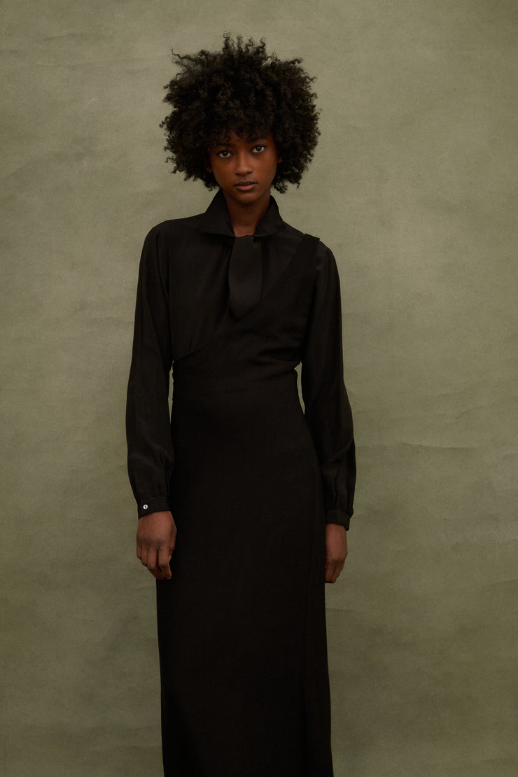 1990s JPG Black Pinafore - Desert Vintage