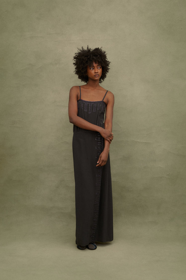 Chloé Beaded Silk Ensemble - Desert Vintage