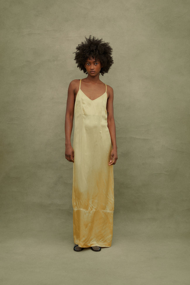 Dries Van Noten Honey Yellow Slip - Desert Vintage
