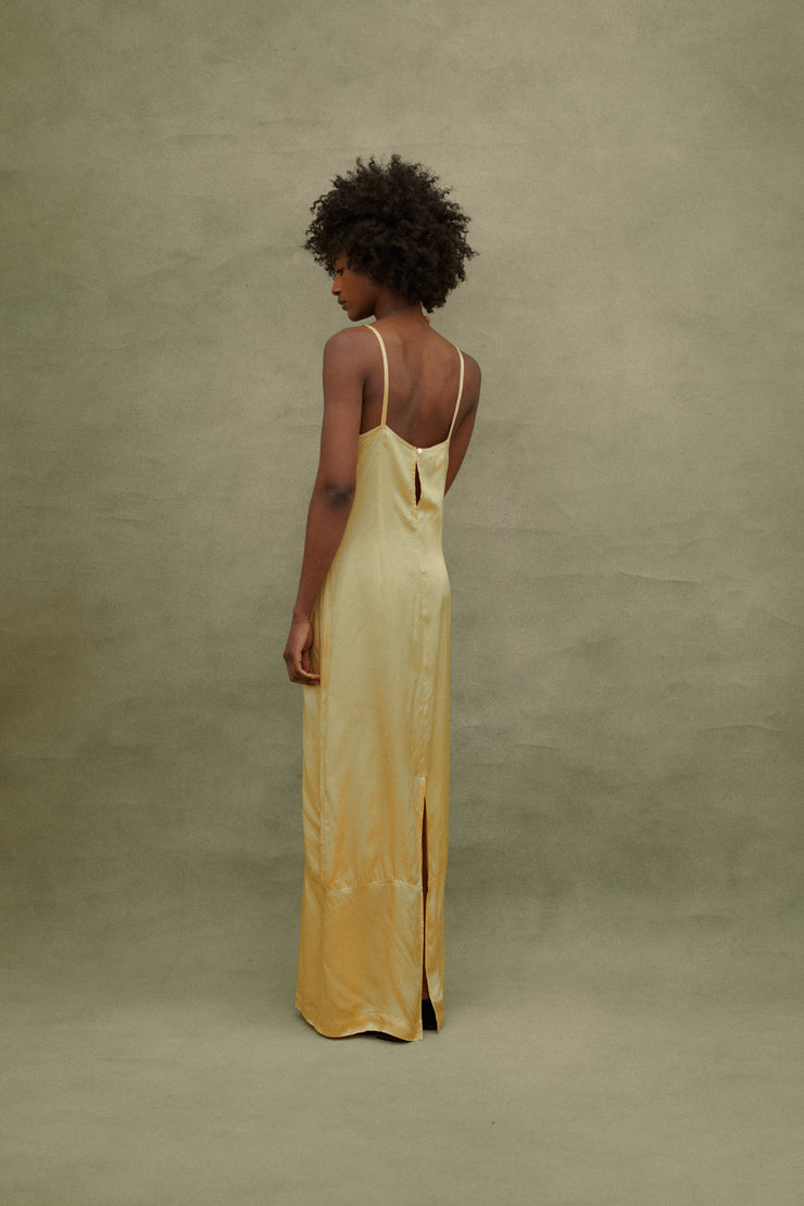 Dries Van Noten Honey Yellow Slip - Desert Vintage
