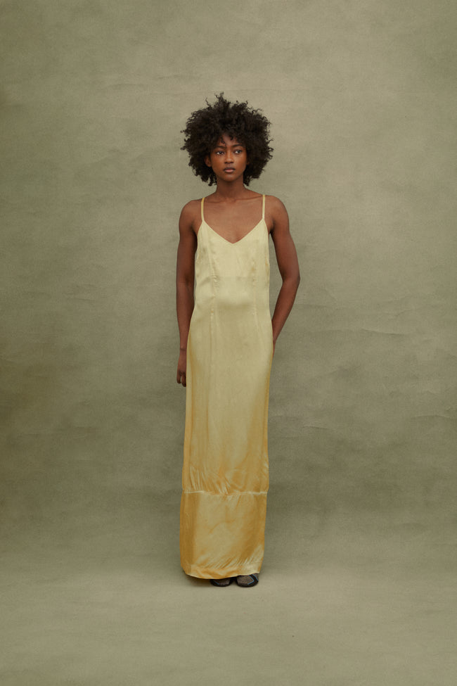 Dries Van Noten Honey Yellow Slip - Desert Vintage
