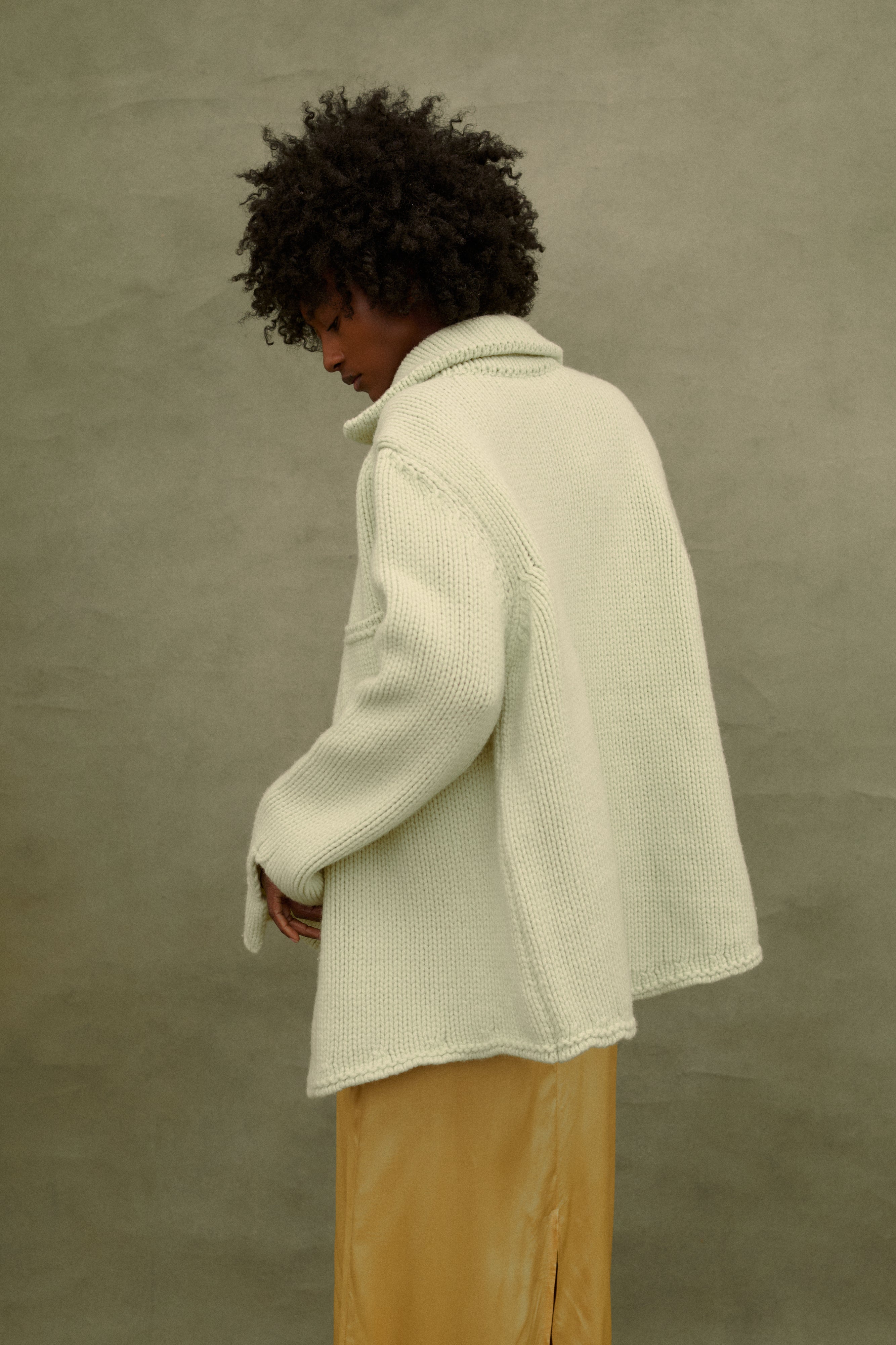 Dries Van Noten Merino Knit Cardigan - Desert Vintage