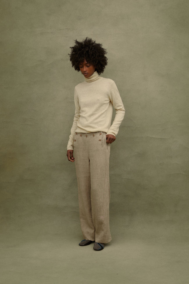 Henri Bendel Cashmere Turtleneck - Desert Vintage