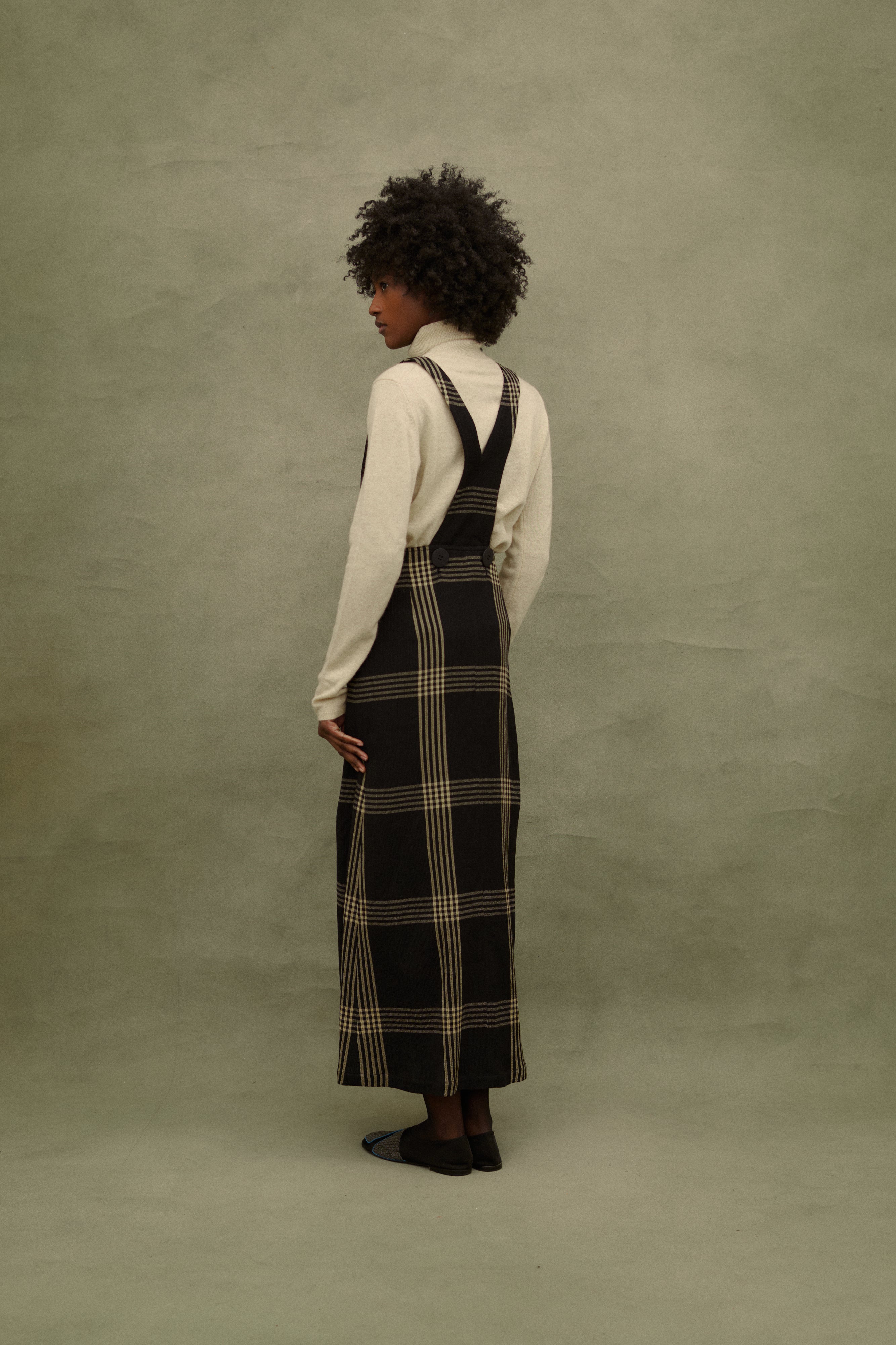 Takezo Wool Pinafore - Desert Vintage