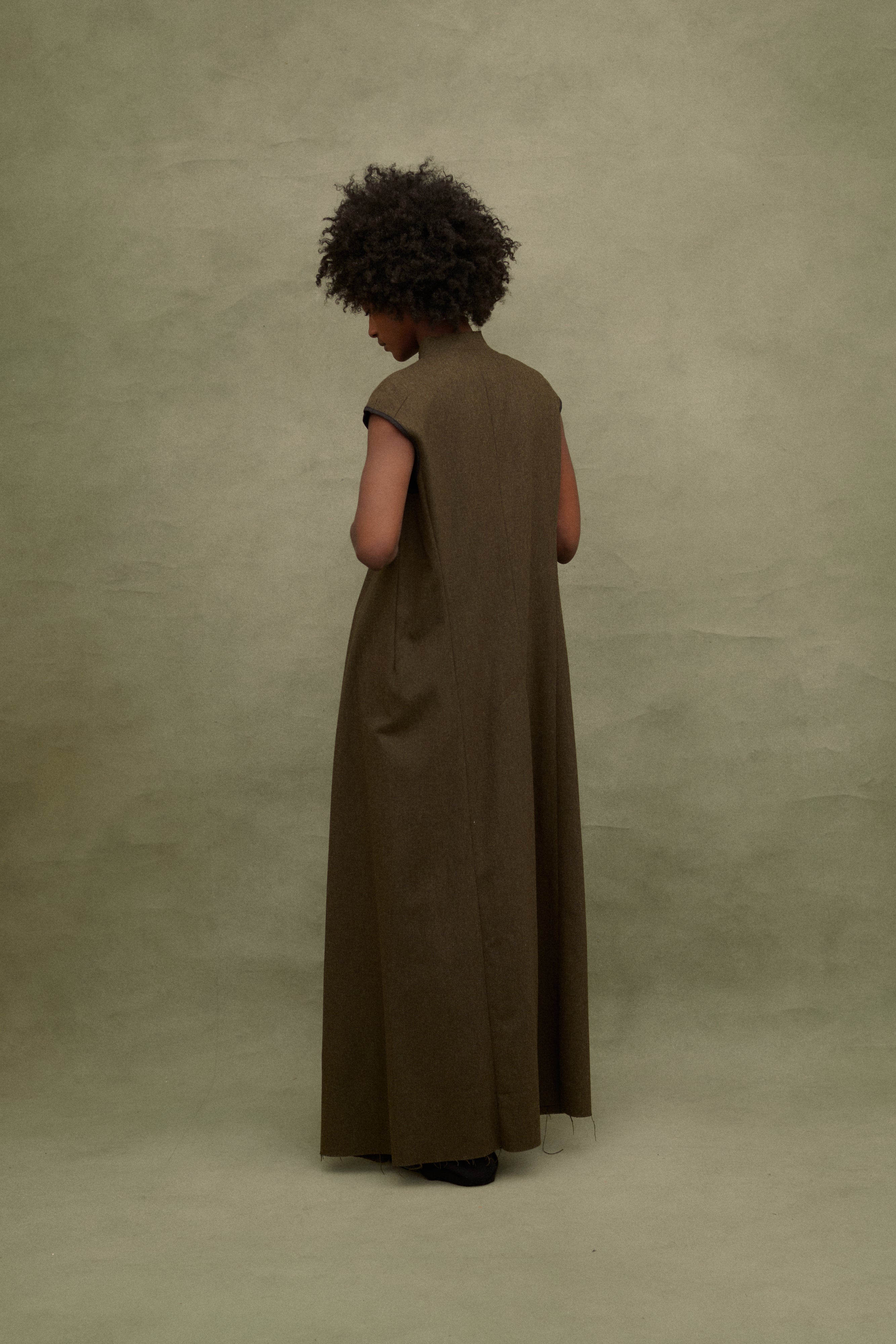 Dries Van Noten Raw Hem Tunic - Desert Vintage
