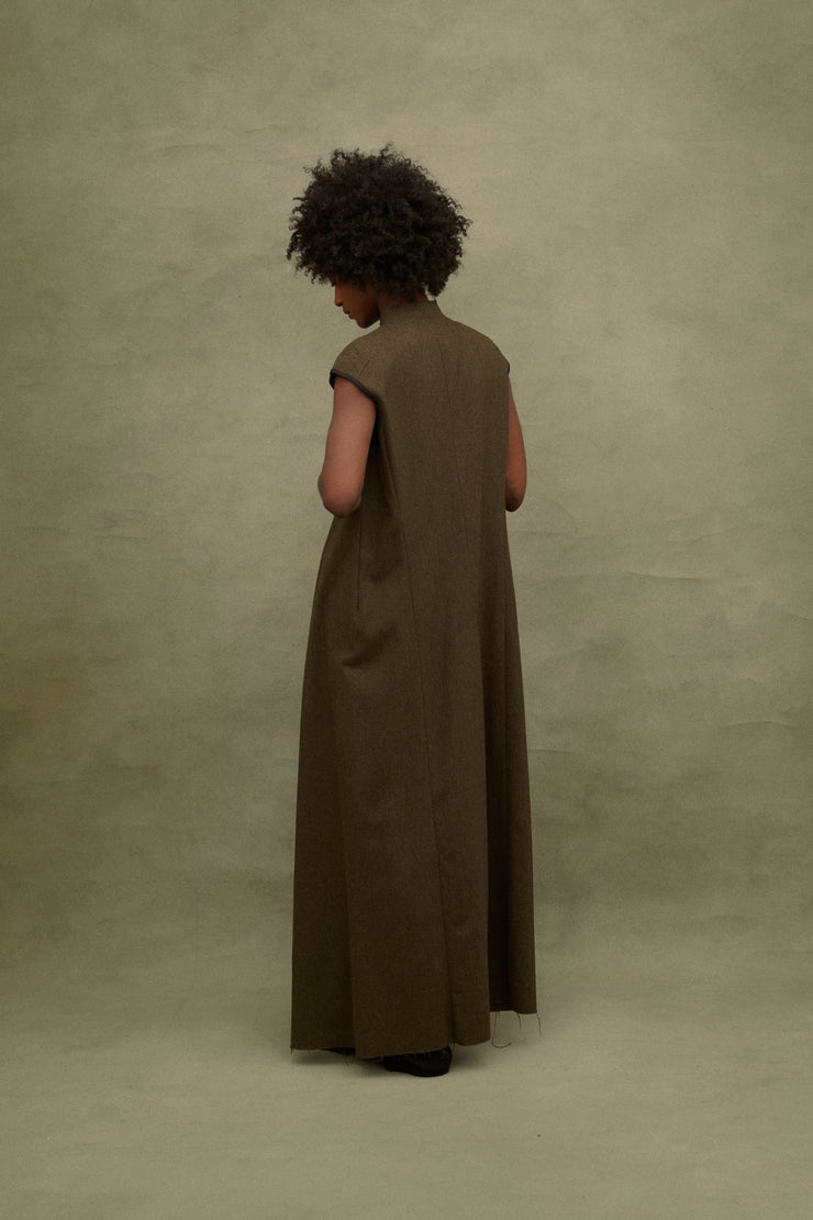 Dries Van Noten Raw Hem Tunic - Desert Vintage