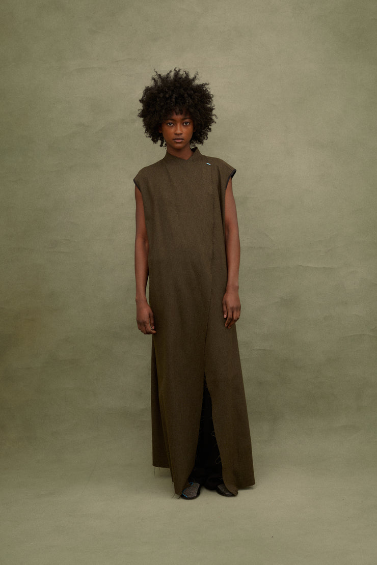Dries Van Noten Raw Hem Tunic - Desert Vintage