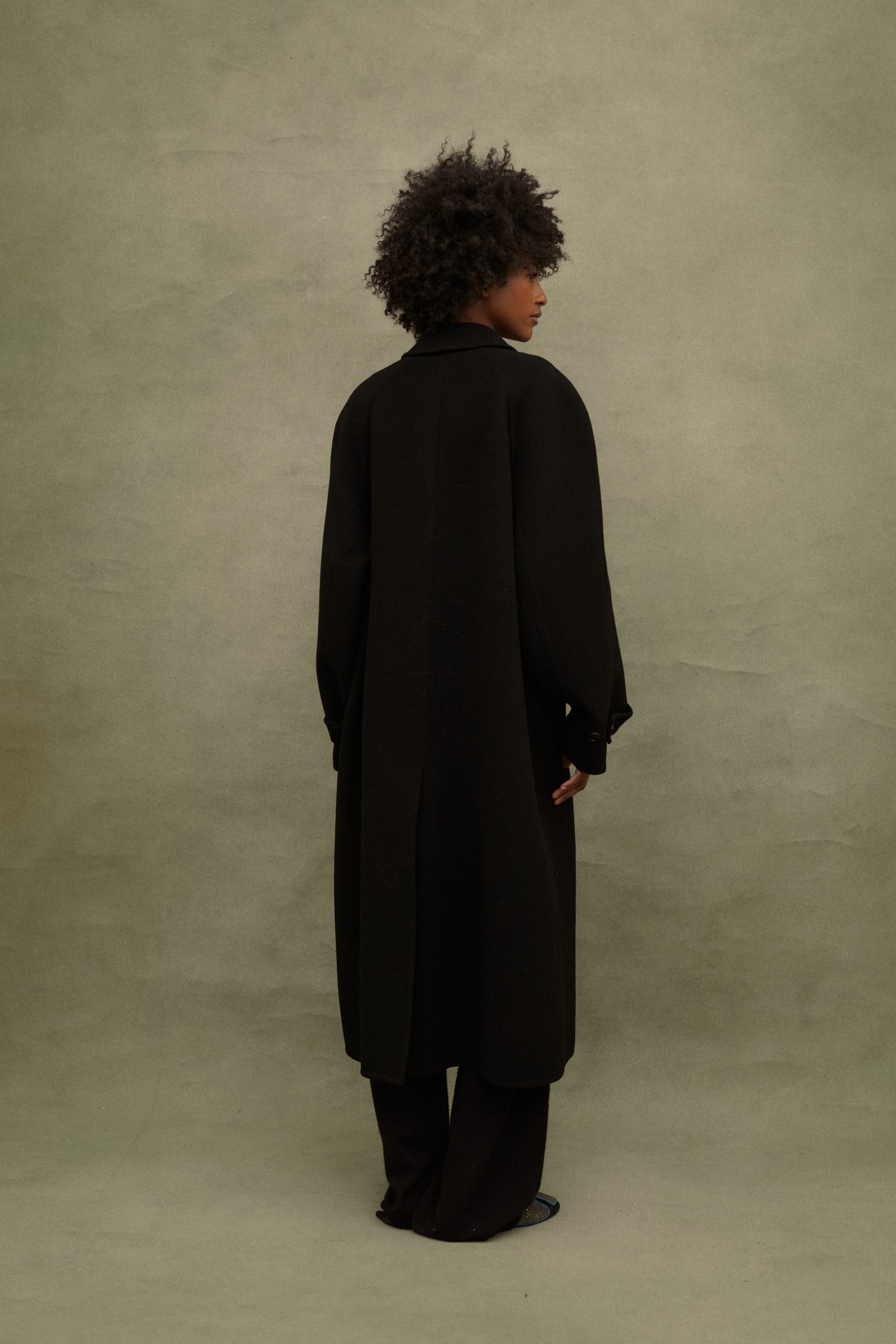 1980s Halston Wool Coat - Desert Vintage