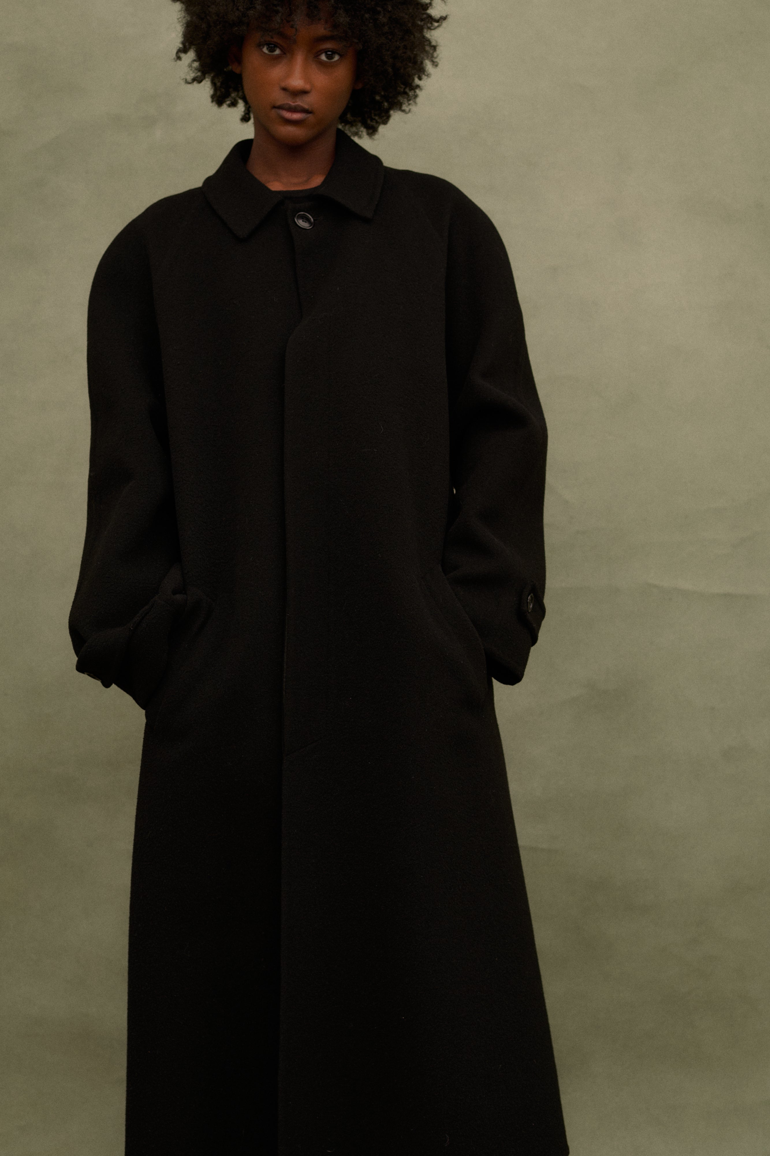 1980s Halston Wool Coat - Desert Vintage