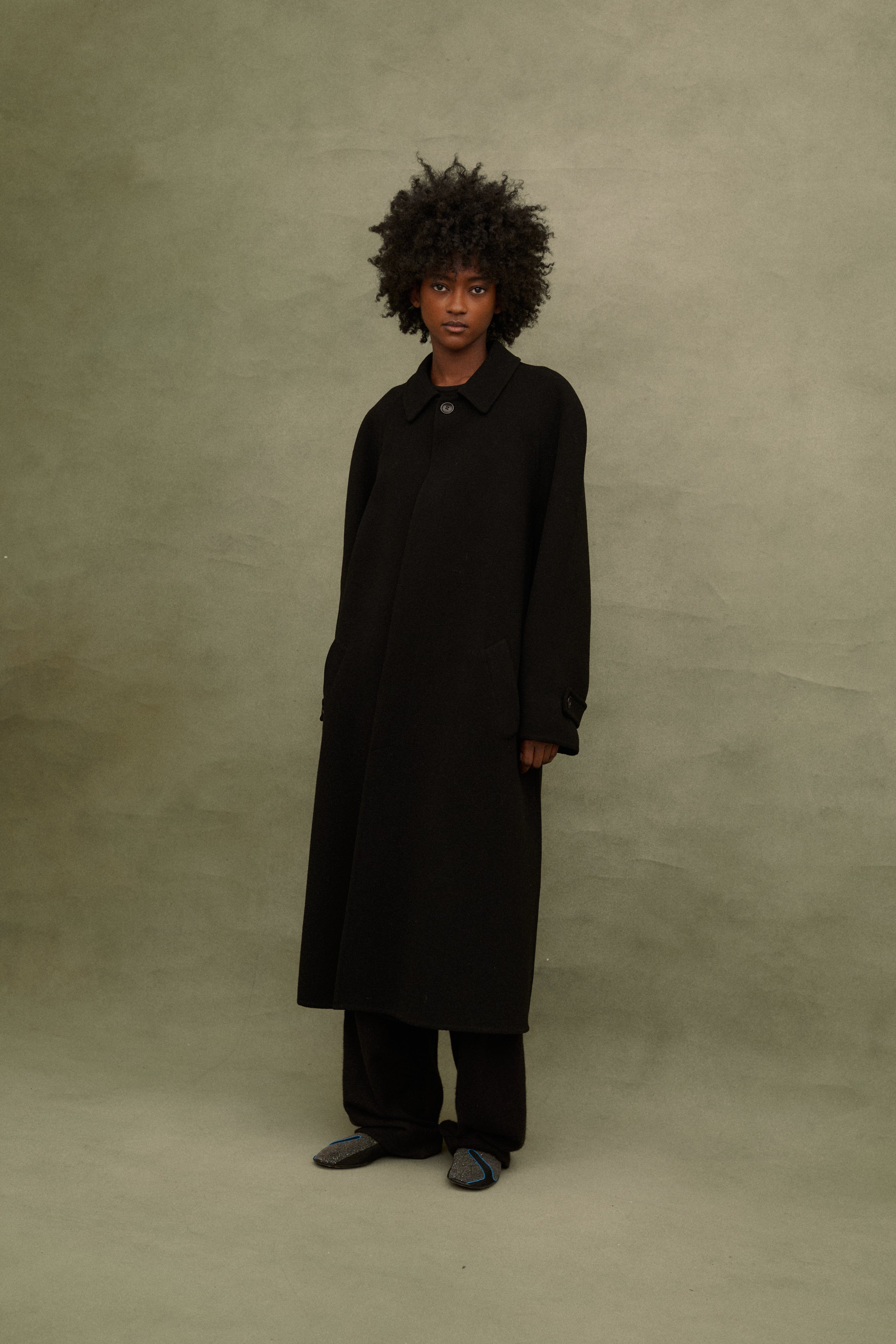 1980s Halston Wool Coat - Desert Vintage