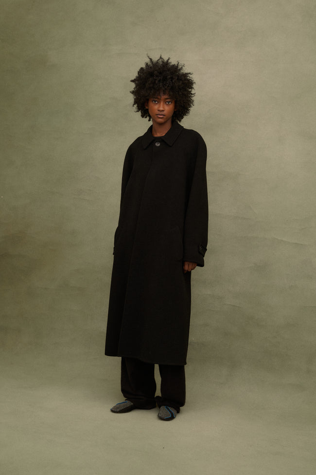 1980s Halston Wool Coat - Desert Vintage