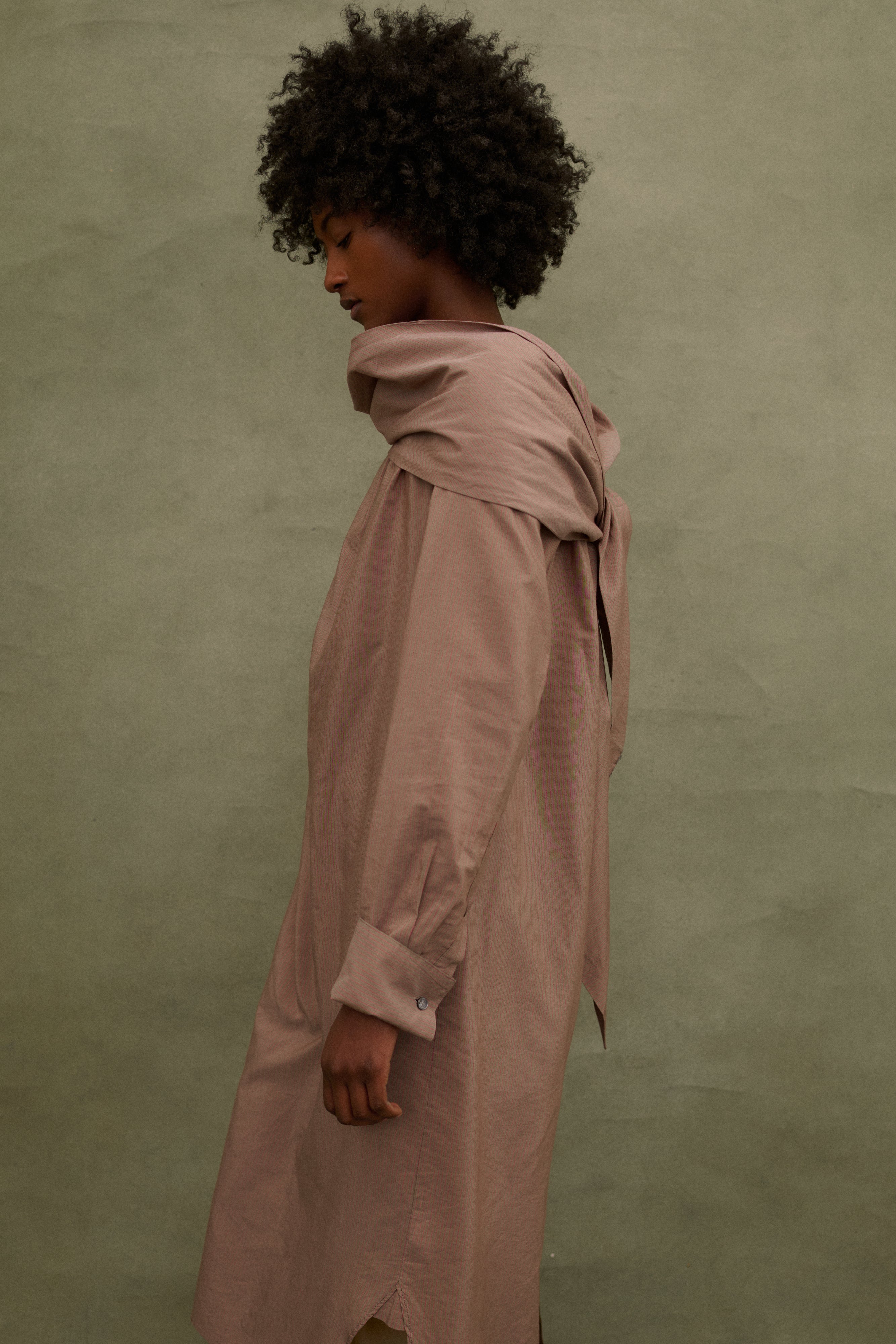 Dries Van Noten Pinstripe Tunic - Desert Vintage