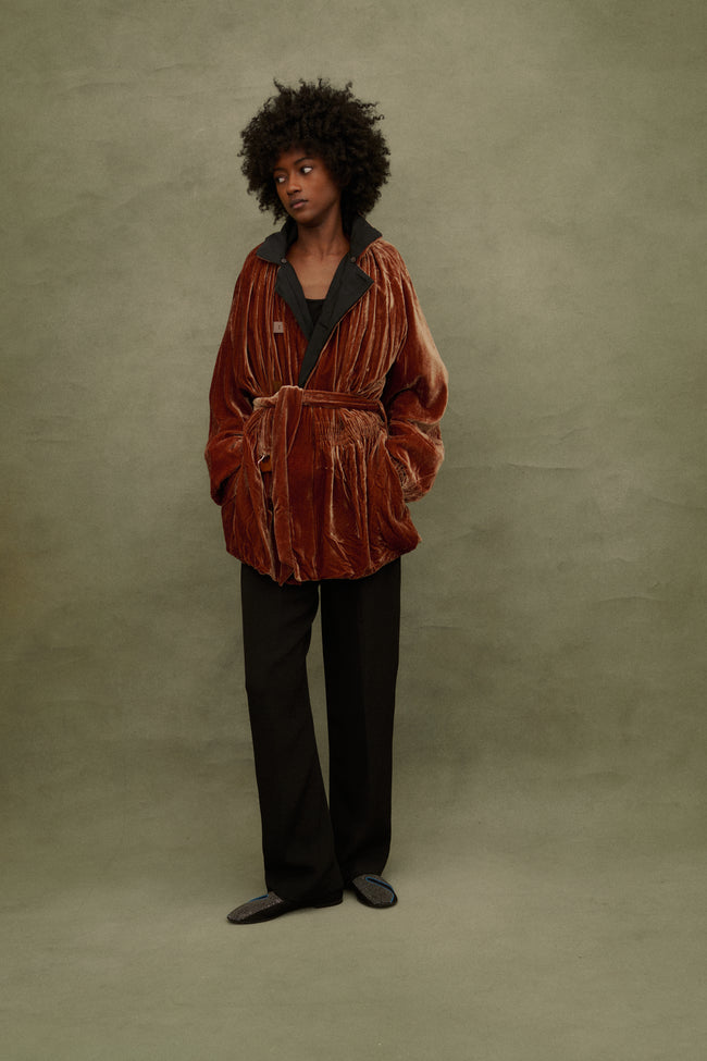 1990s JPG Velvet Coat - Desert Vintage