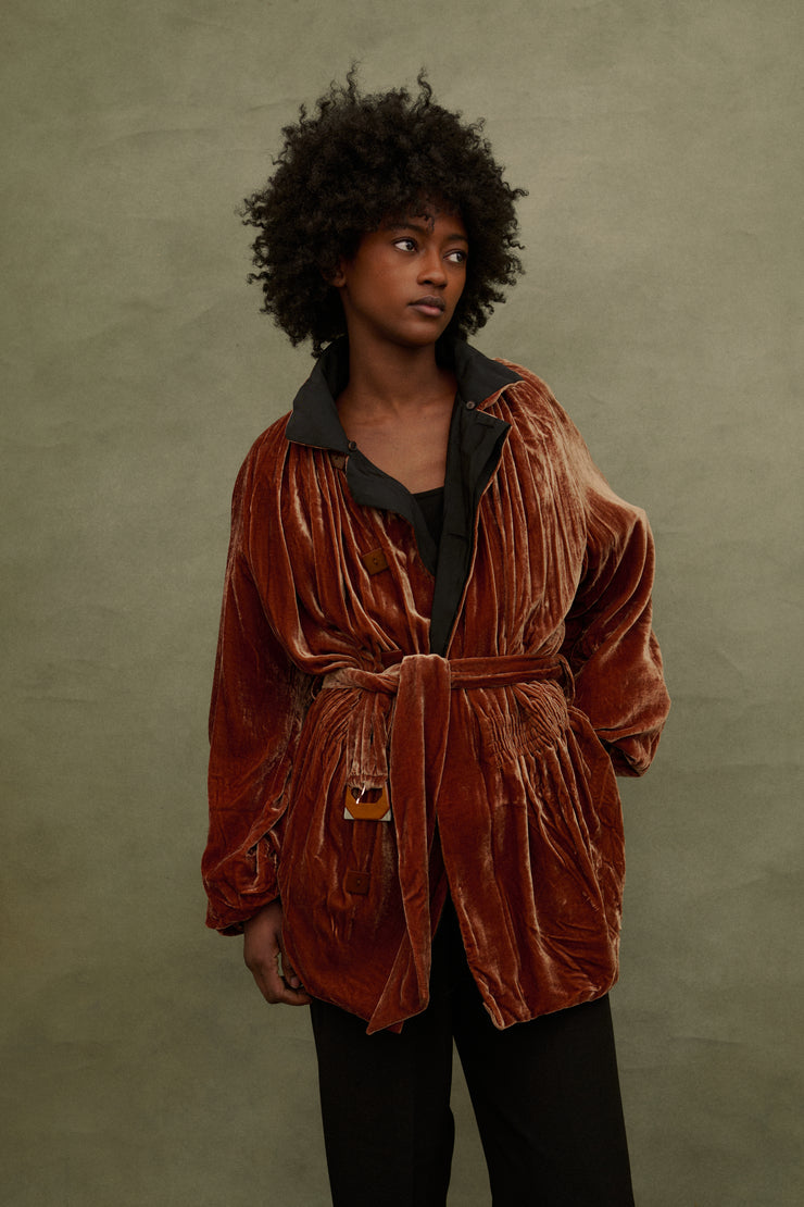 1990s JPG Velvet Coat - Desert Vintage