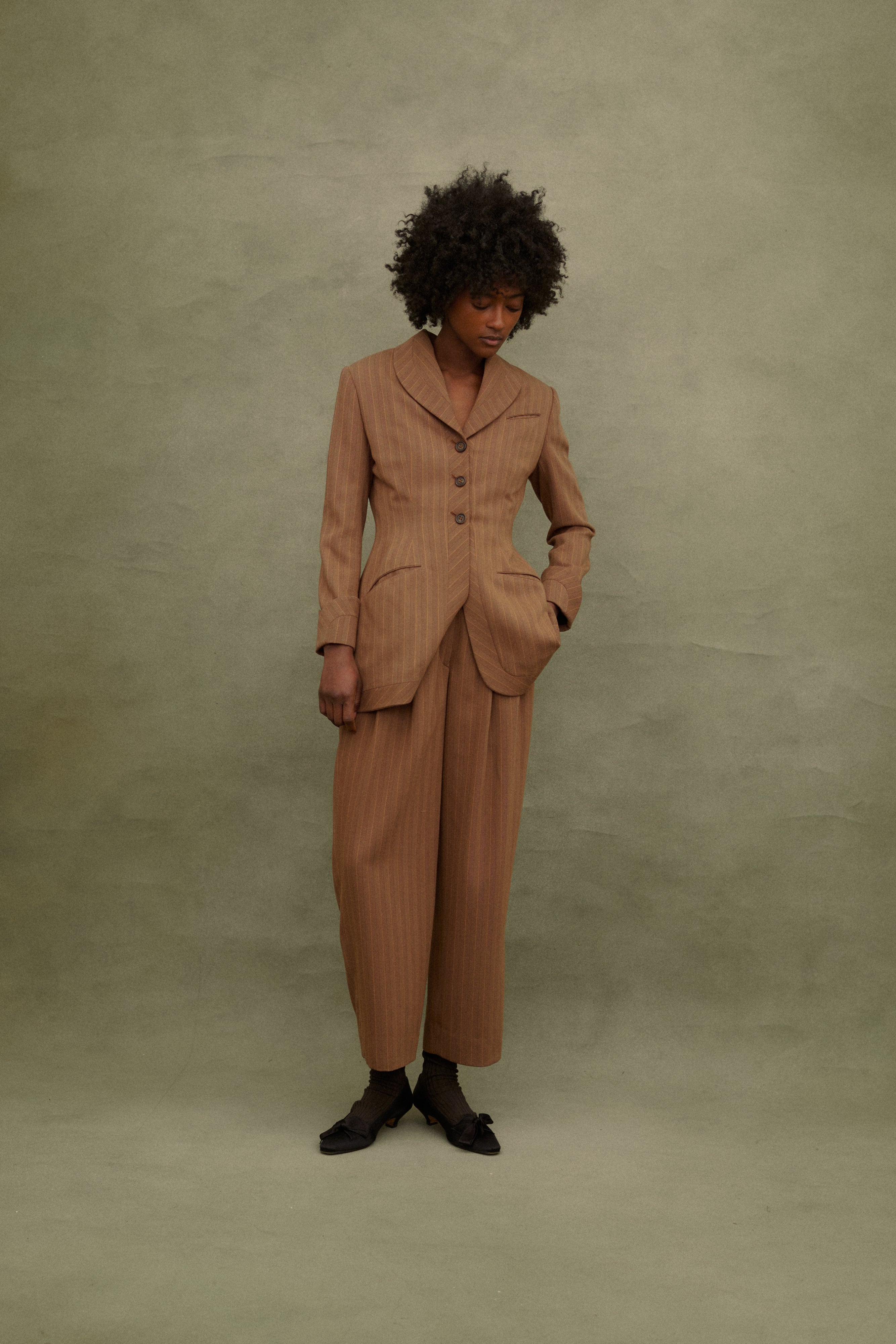 Richard Tyler Striped Suit - Desert Vintage
