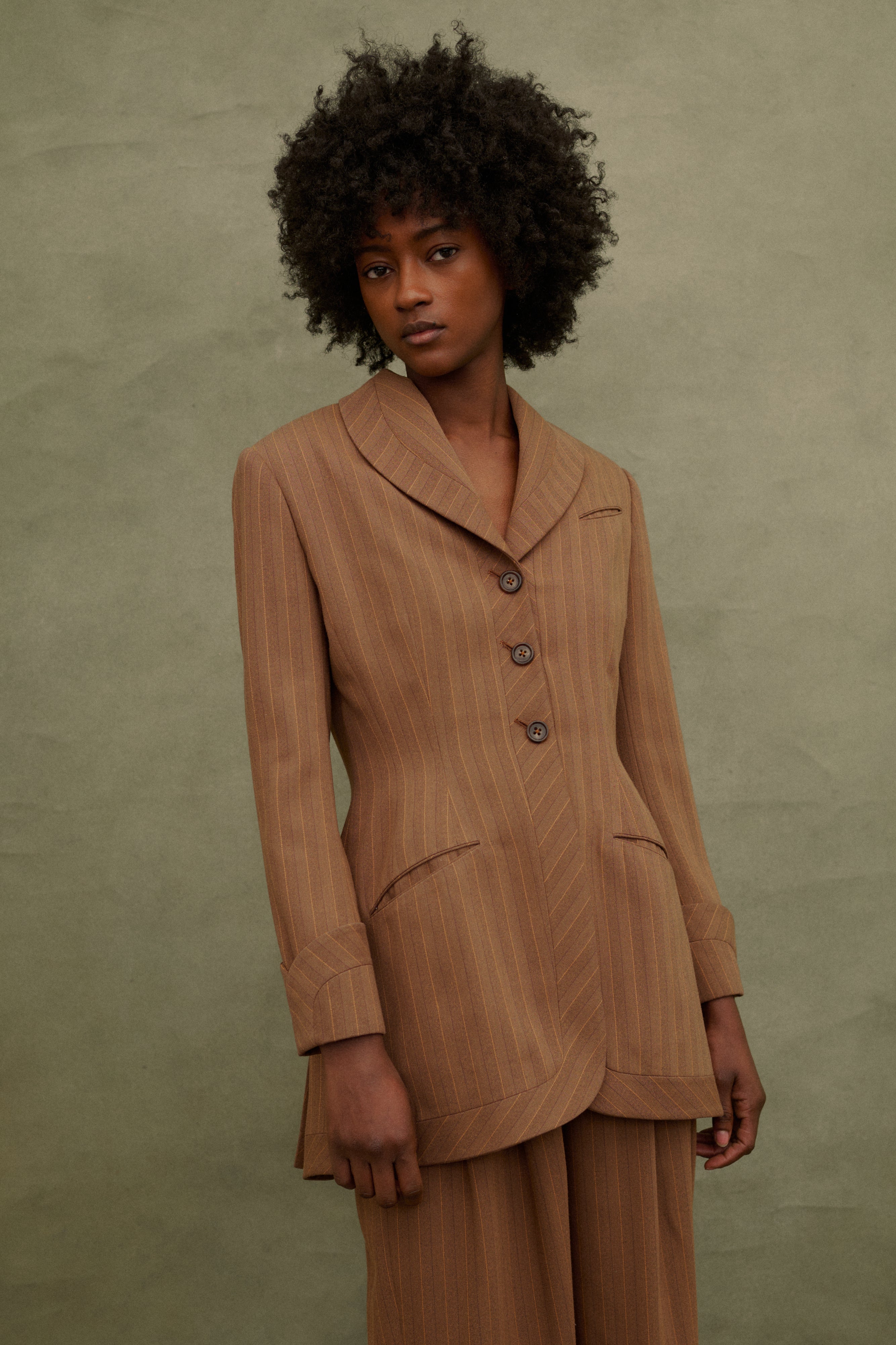 Richard Tyler Striped Suit - Desert Vintage