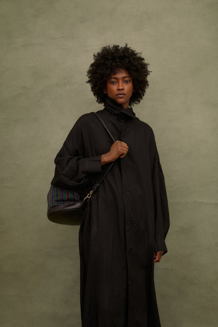 Celine Stripe Leather Backpack - Desert Vintage