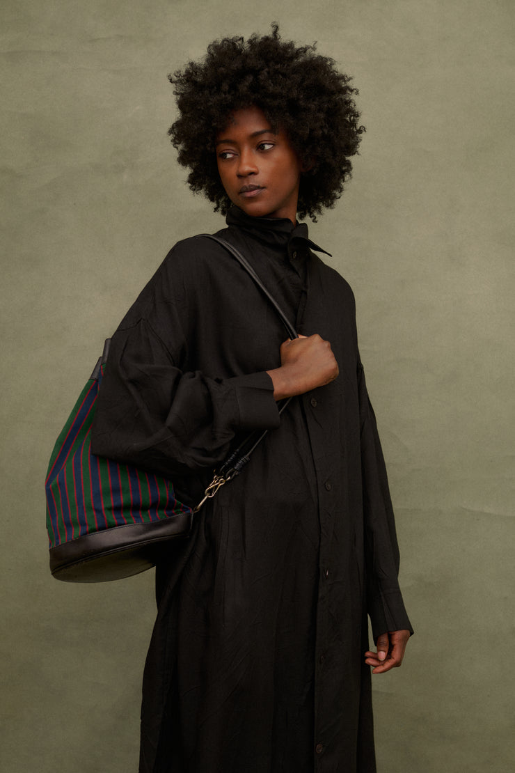 Celine Stripe Leather Backpack - Desert Vintage