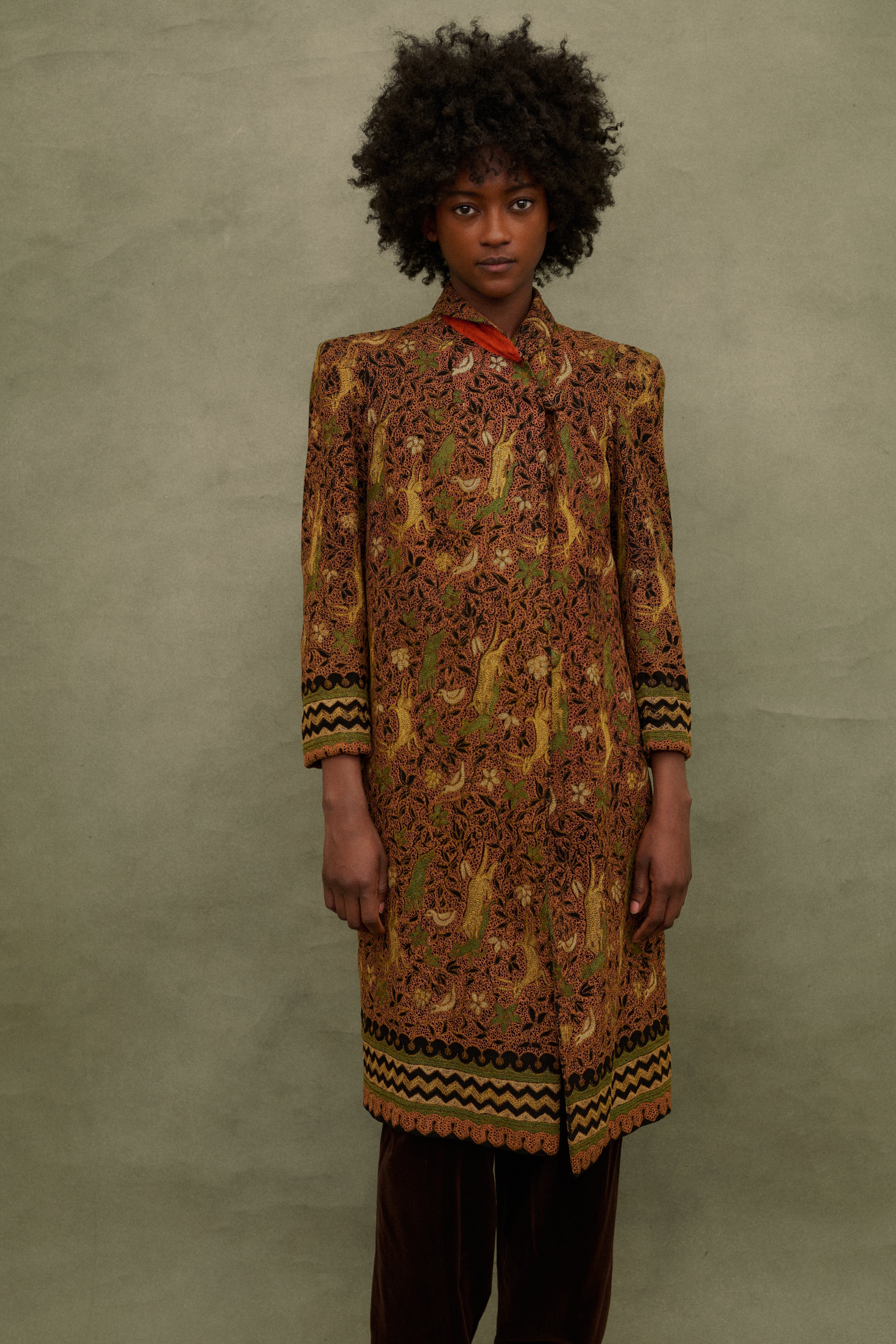 Antique Embroidered Coat - Desert Vintage