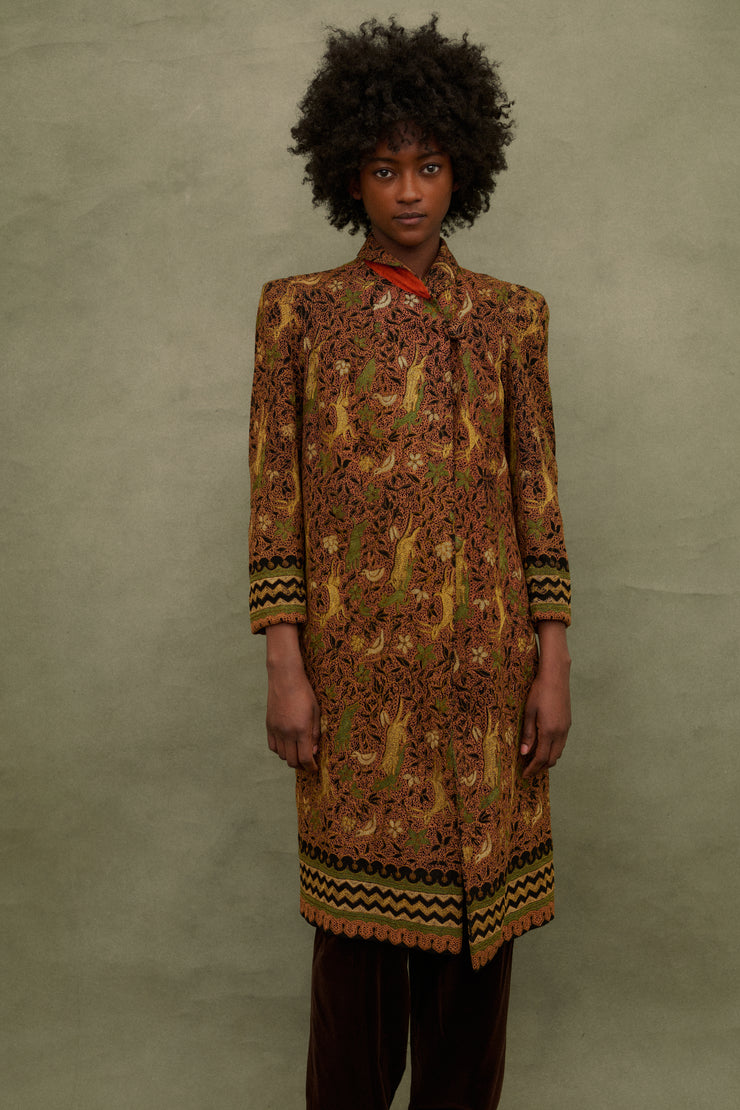 Antique Embroidered Coat - Desert Vintage