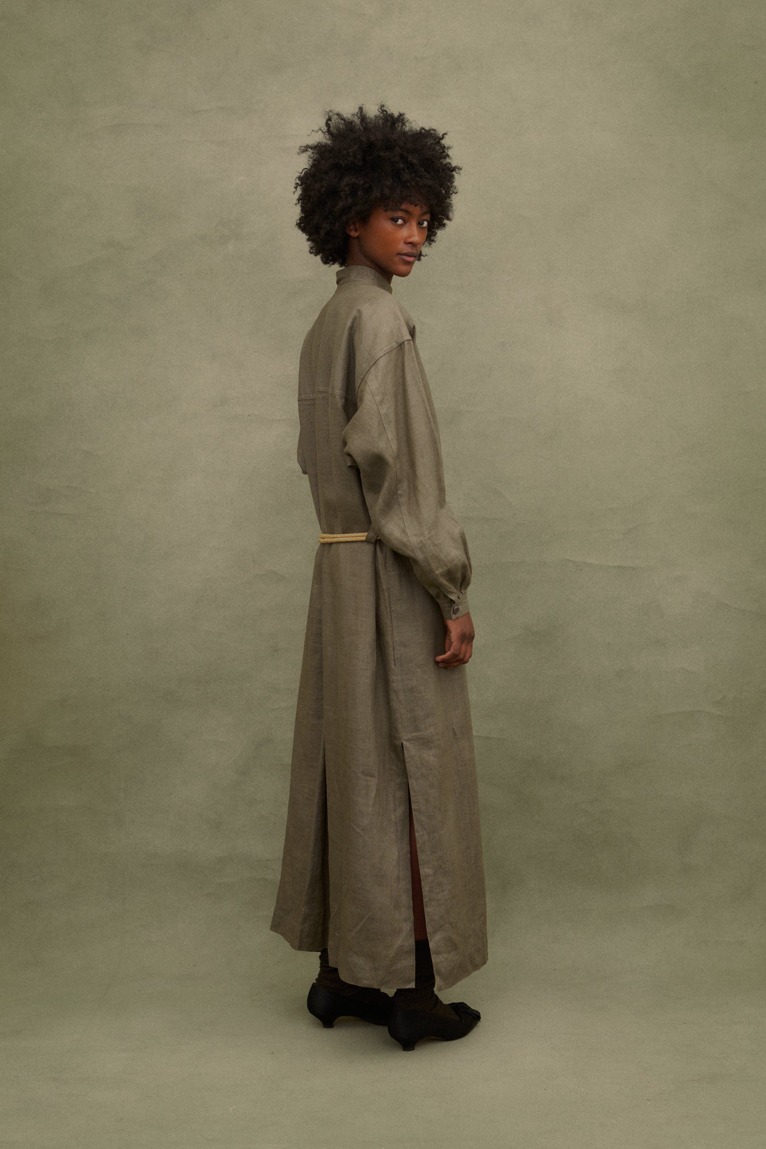 1970s Issey Miyake Linen Dress - Desert Vintage