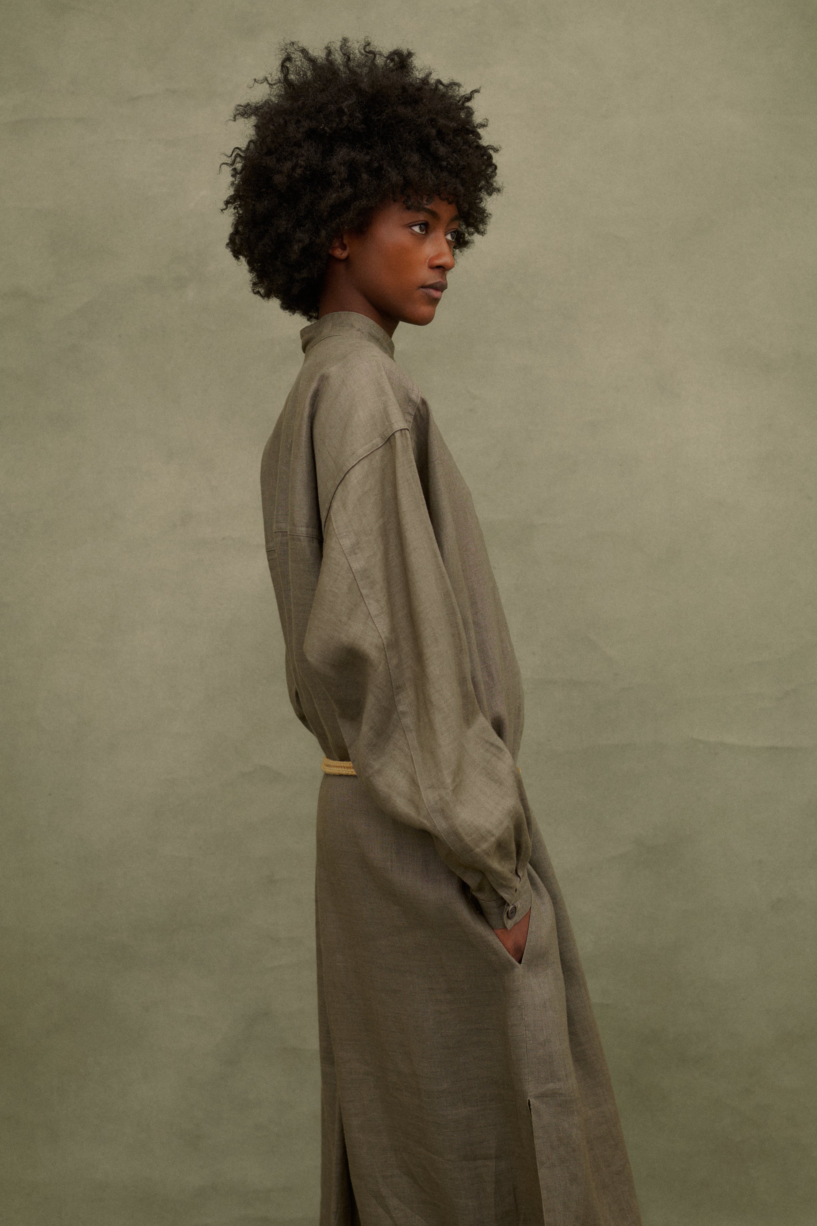 1970s Issey Miyake Linen Dress - Desert Vintage