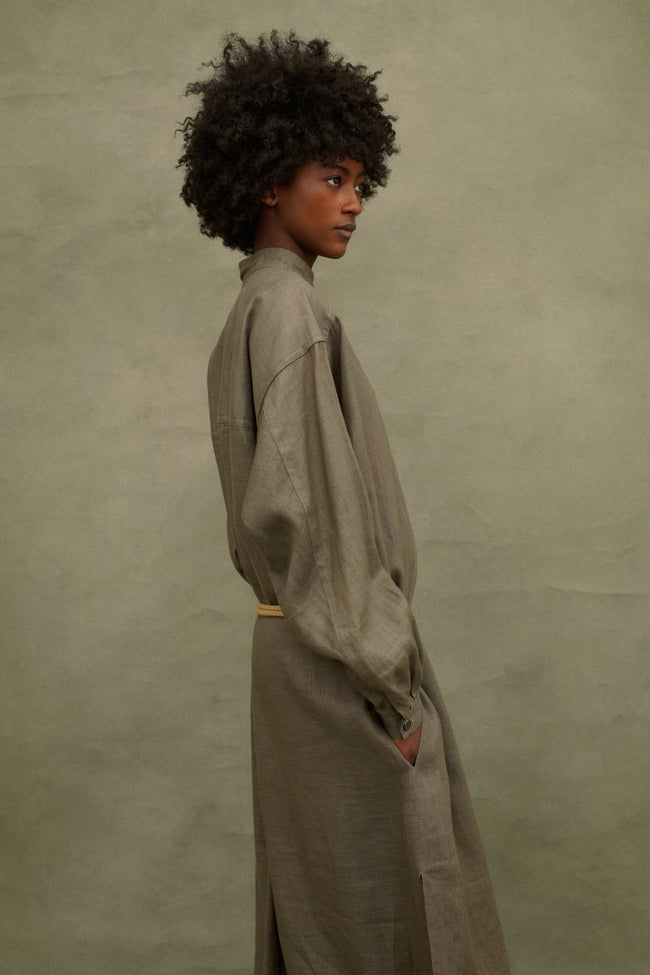 1970s Issey Miyake Linen Dress - Desert Vintage