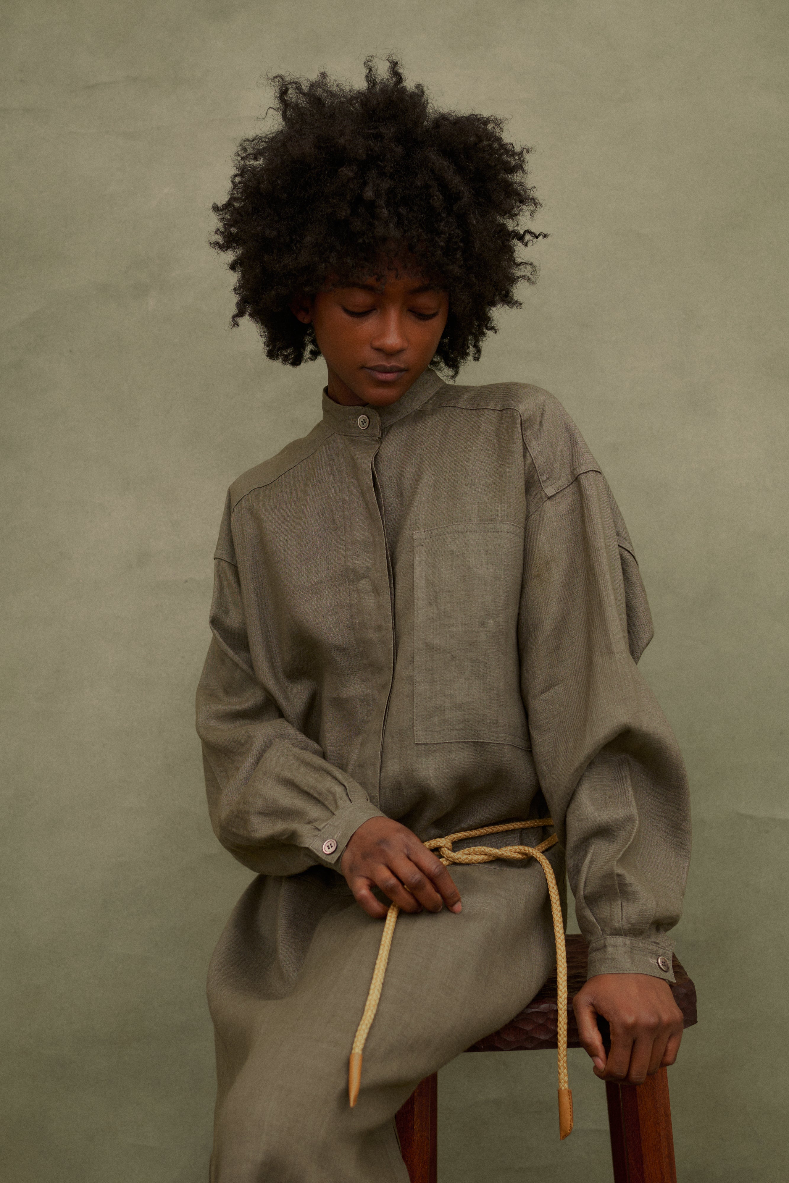 1970s Issey Miyake Linen Dress - Desert Vintage