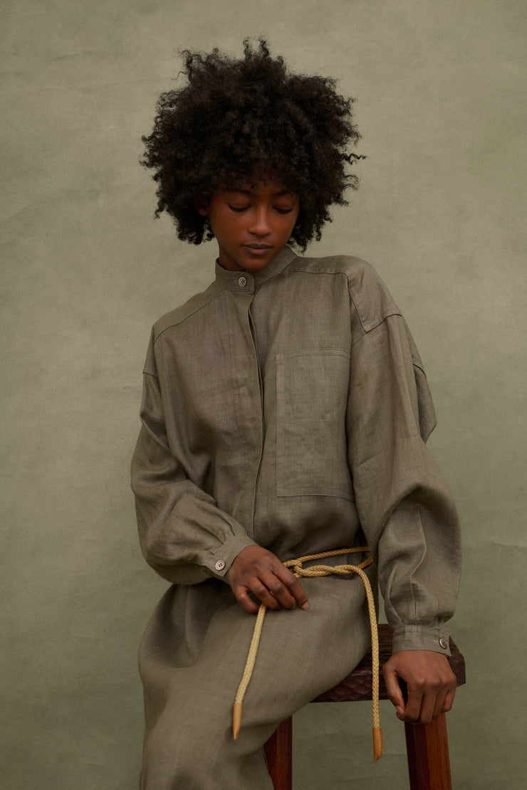 1970s Issey Miyake Linen Dress - Desert Vintage