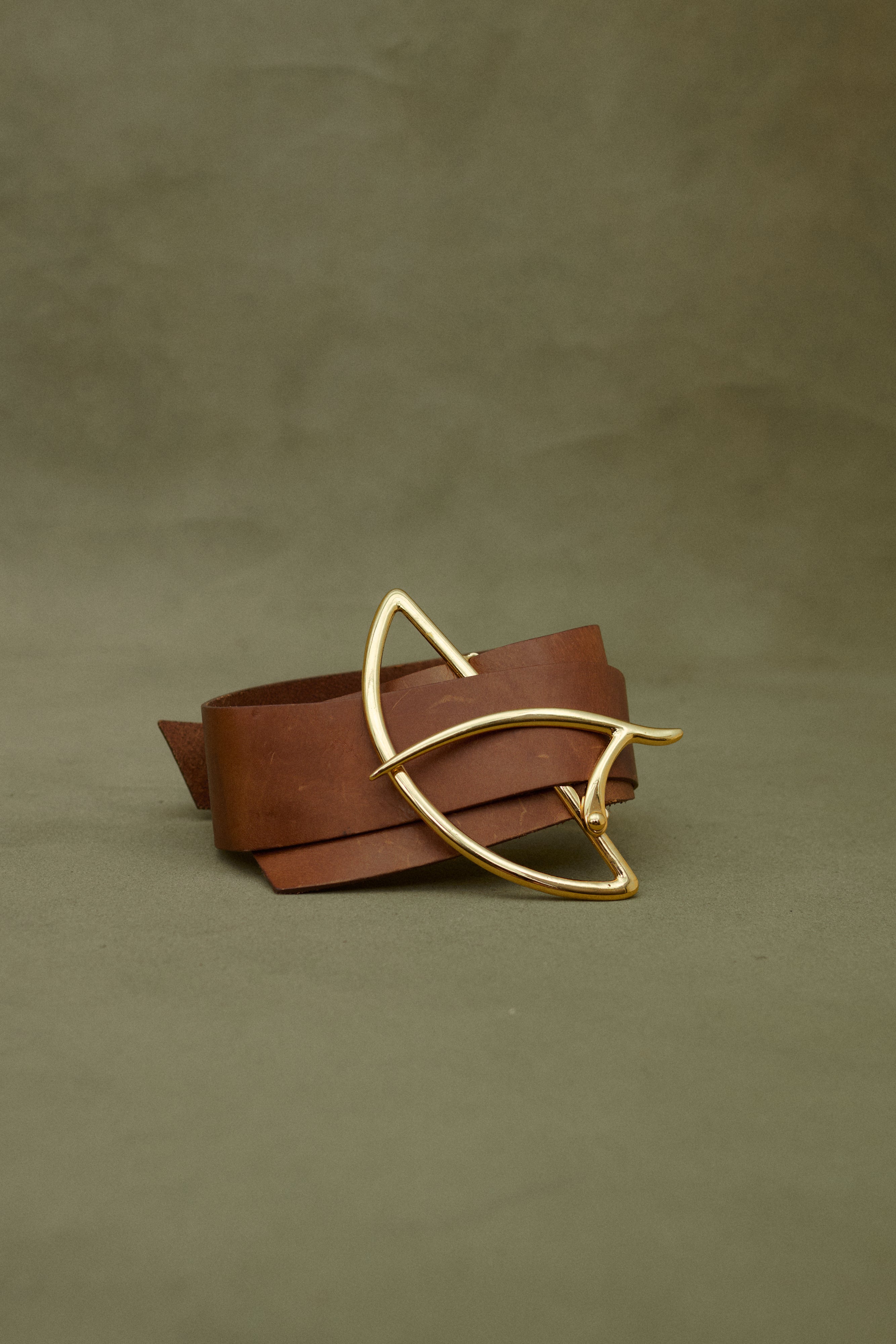 1970s Issey Miyake Leather Belt - Desert Vintage