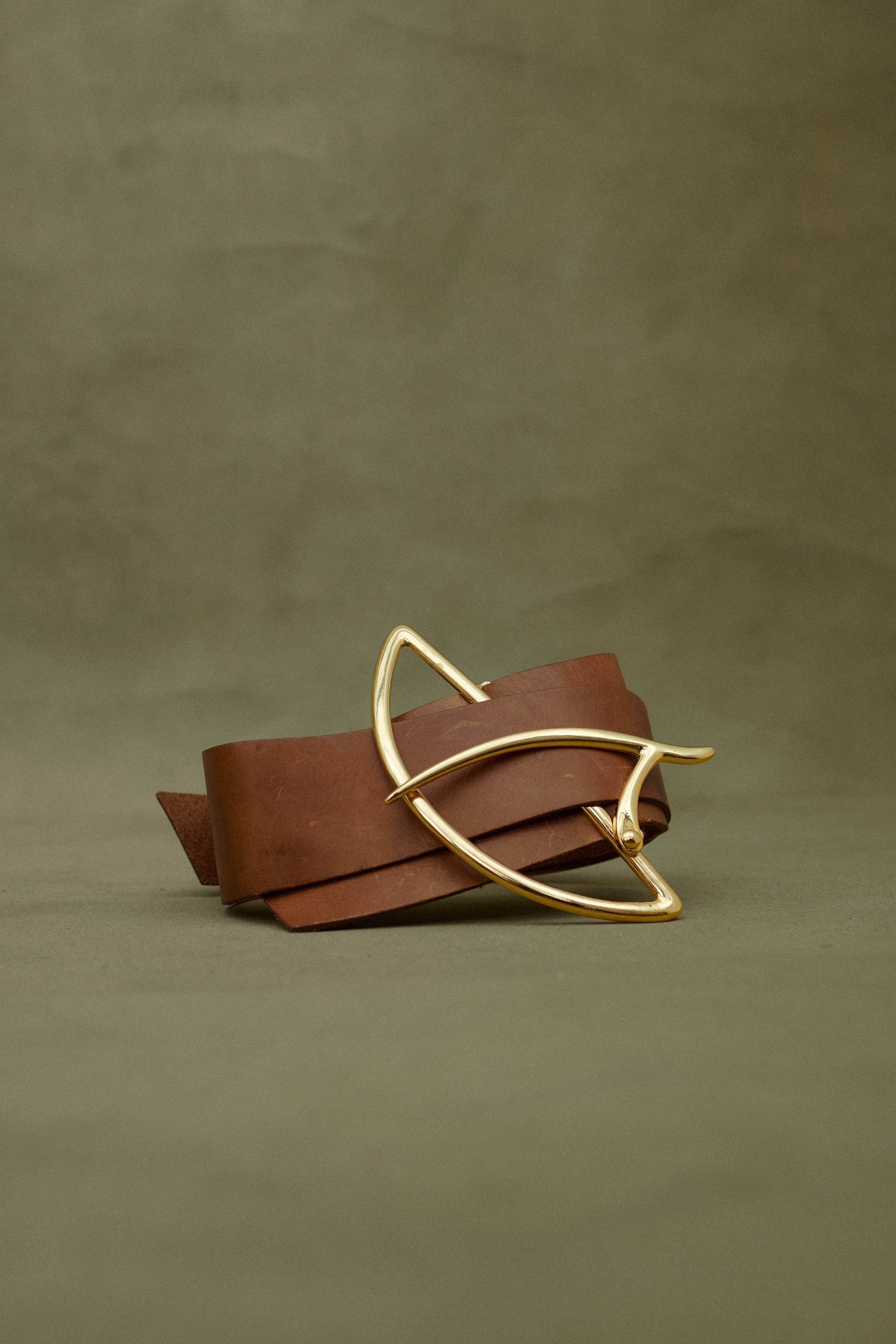 1970s Issey Miyake Leather Belt - Desert Vintage