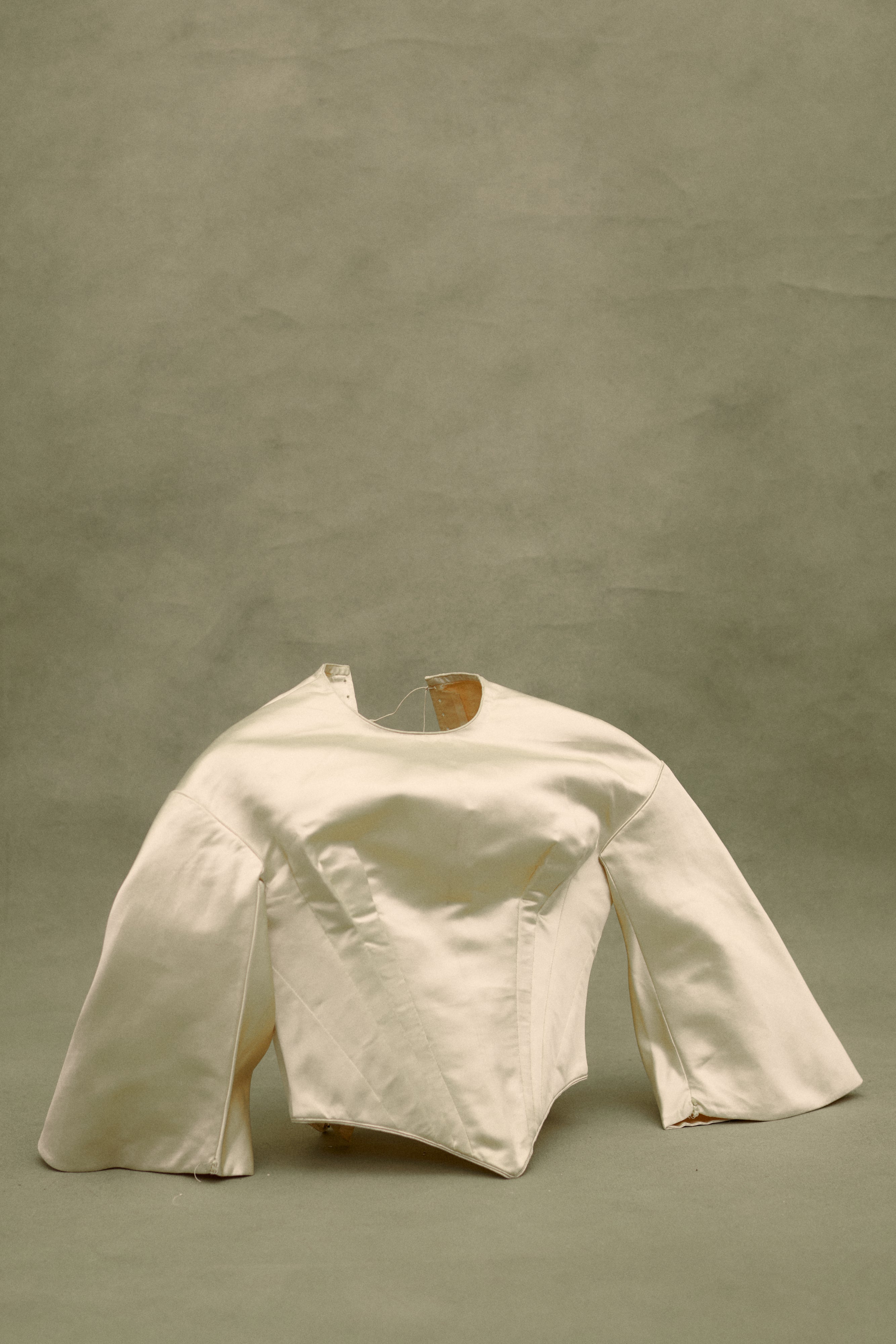 1850s Silk Corset Blouse - Desert Vintage