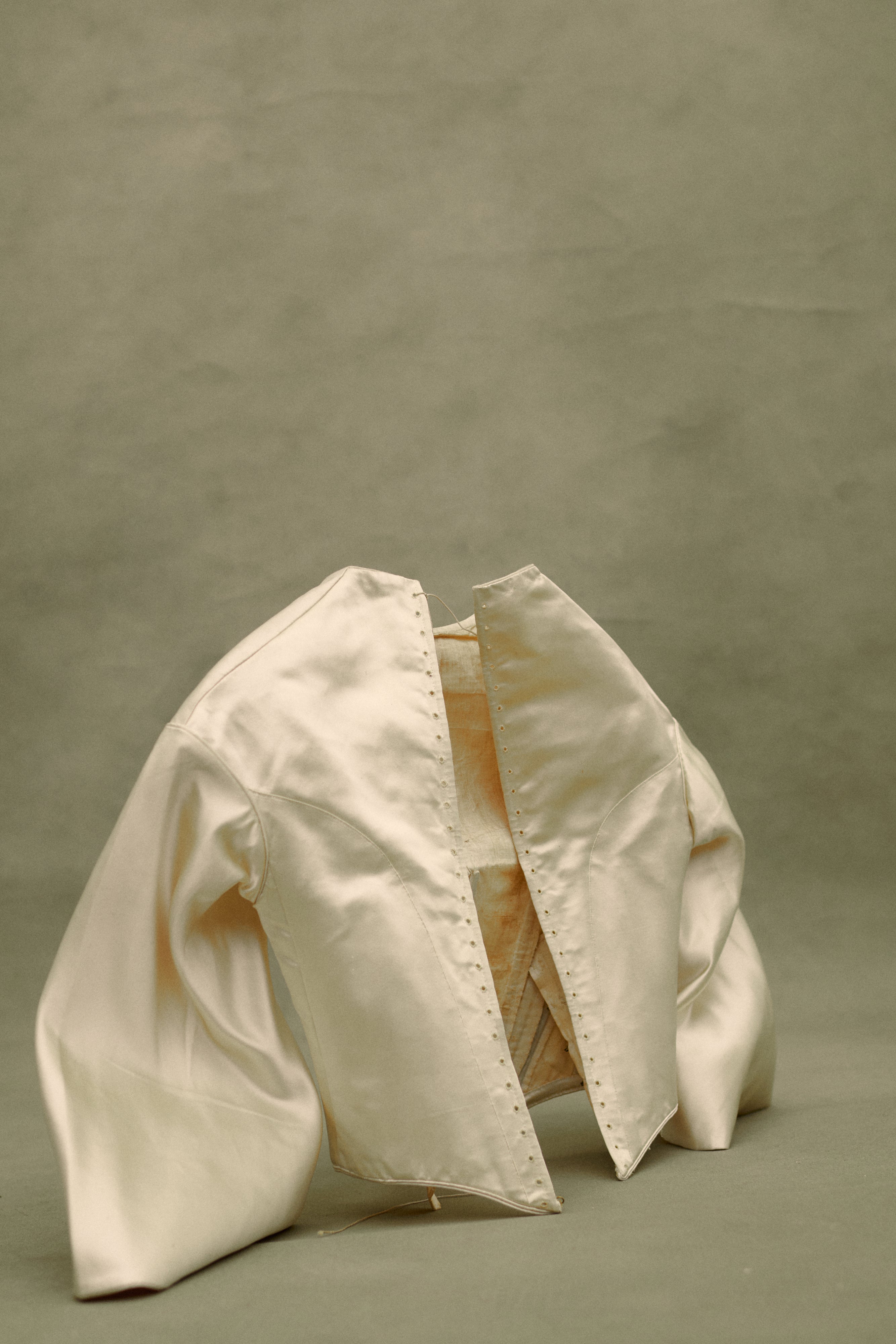 1850s Silk Corset Blouse - Desert Vintage