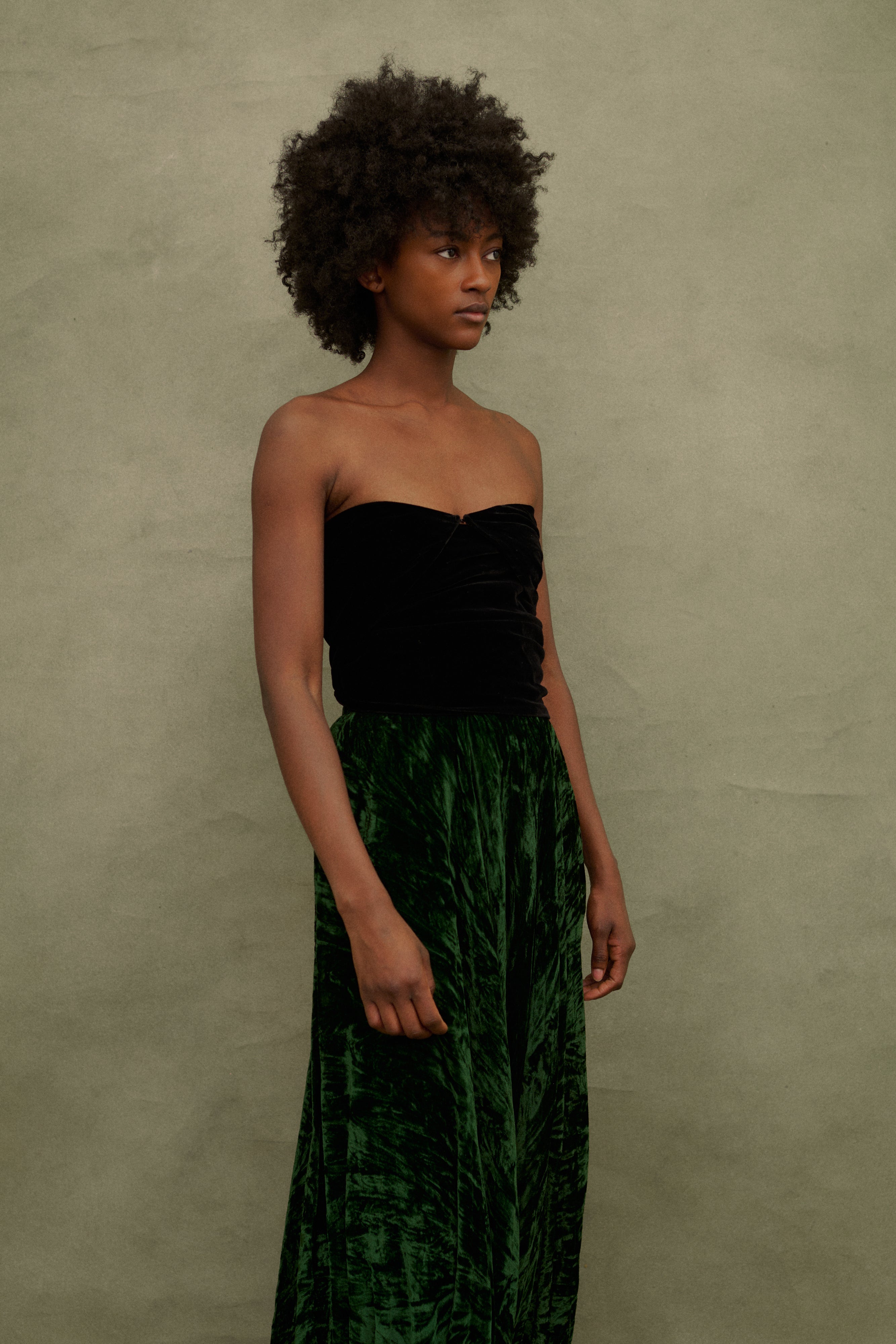Ysl Black Velvet Sash* - Desert Vintage