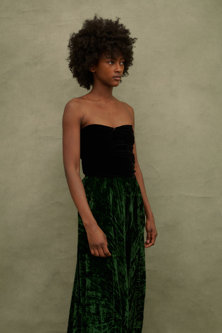 Ysl Black Velvet Sash* - Desert Vintage