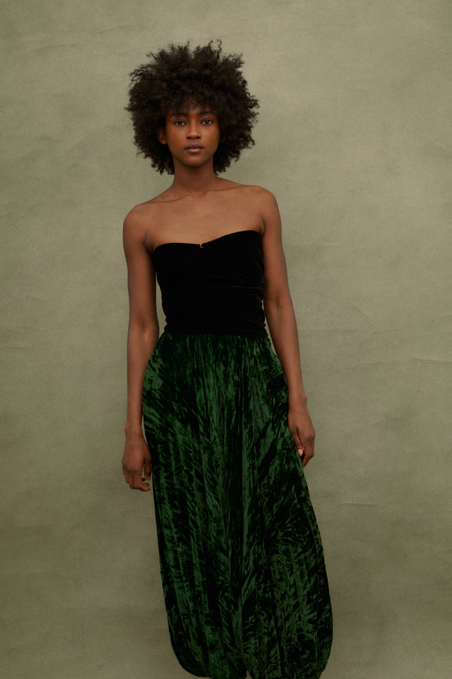 Ysl Black Velvet Sash* - Desert Vintage