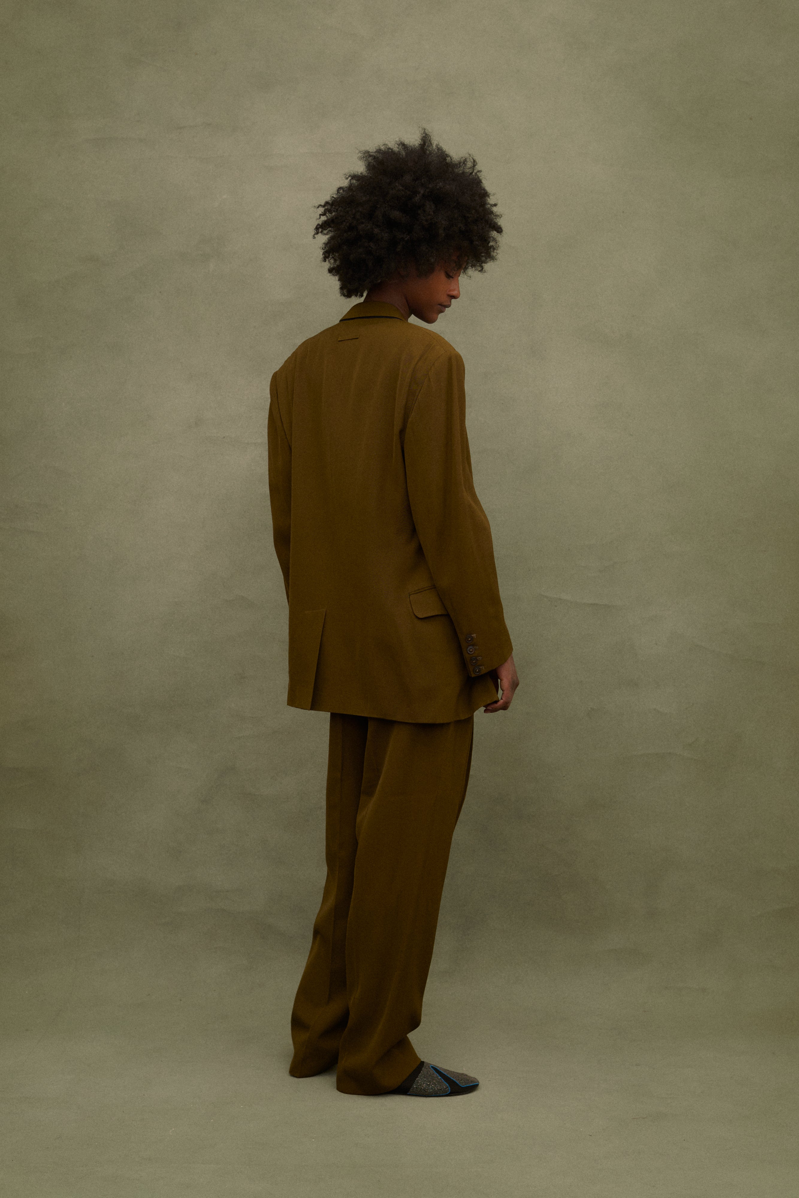 1988 JPG Homme Olive Suit - Desert Vintage