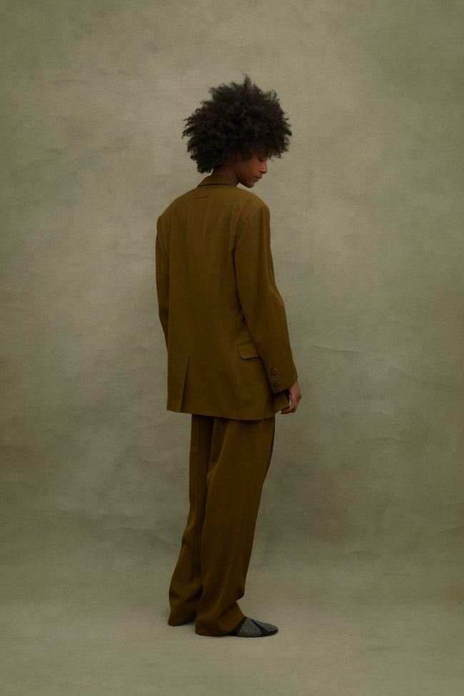 1988 JPG Homme Olive Suit - Desert Vintage