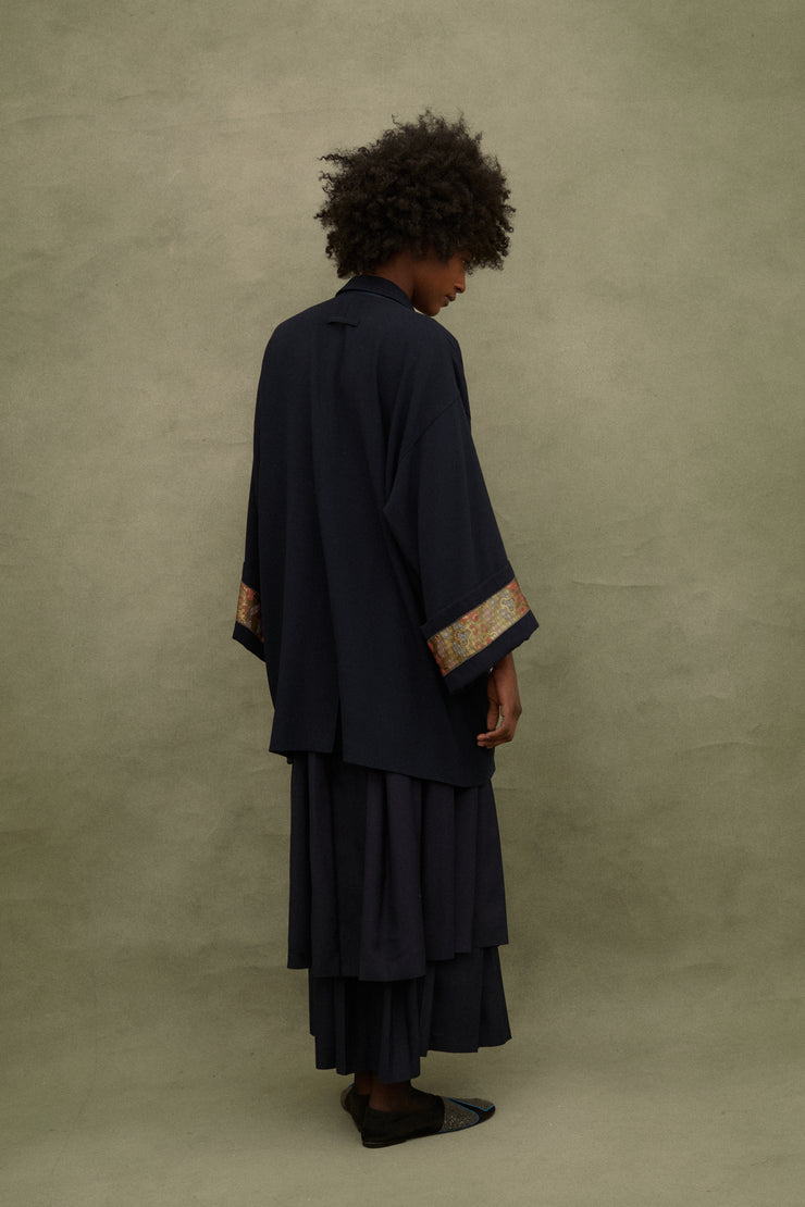 JPG Blu Wool Coat - Desert Vintage