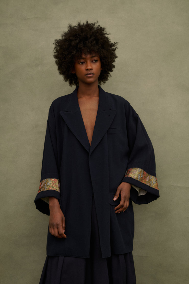 JPG Blu Wool Coat - Desert Vintage