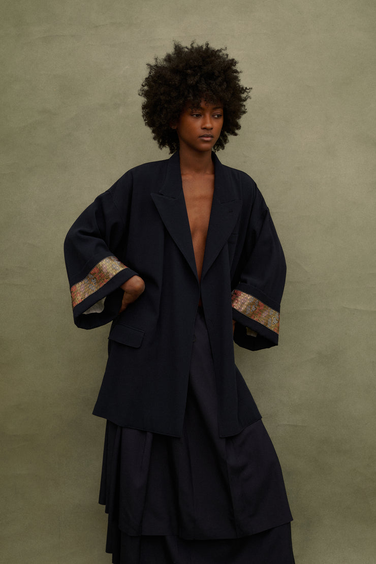 JPG Blu Wool Coat - Desert Vintage