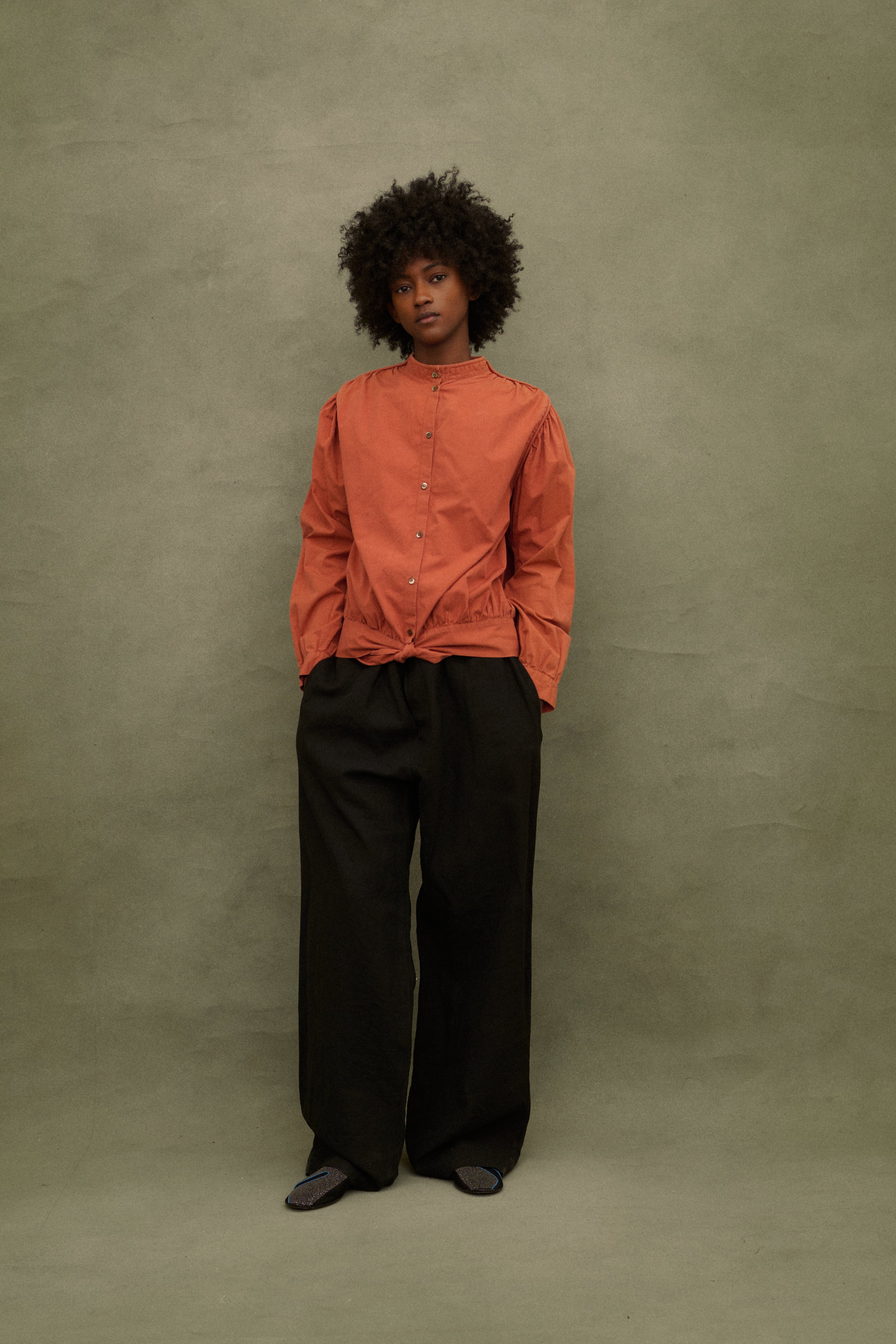 Giorgio Armani Cotton Blouse - Desert Vintage