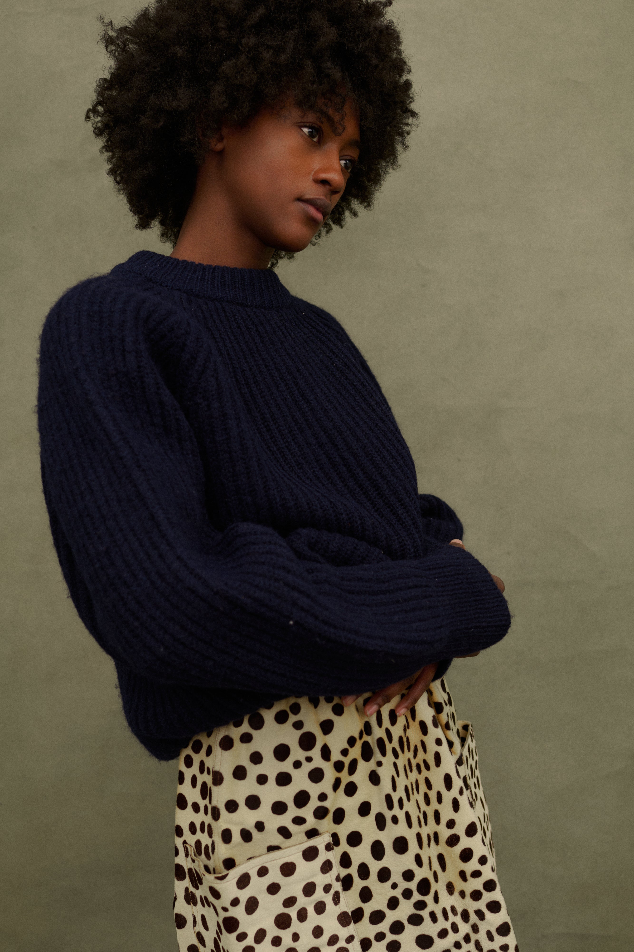 Vintage Blu Wool Knit - Desert Vintage