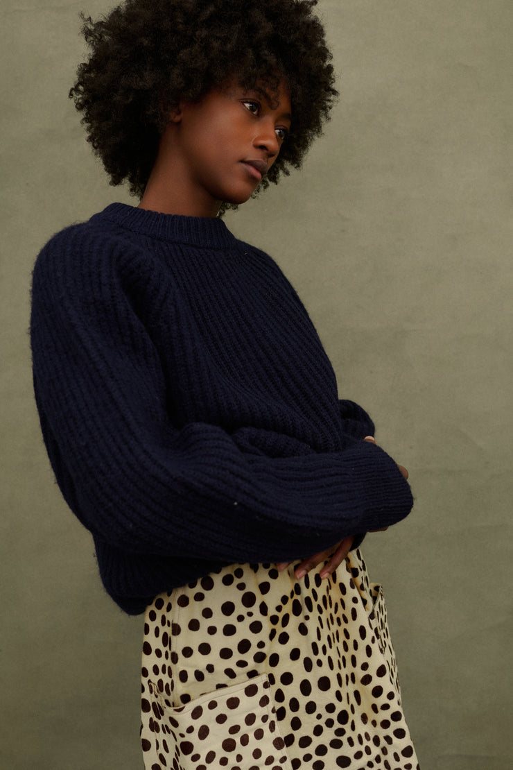 Vintage Blu Wool Knit - Desert Vintage