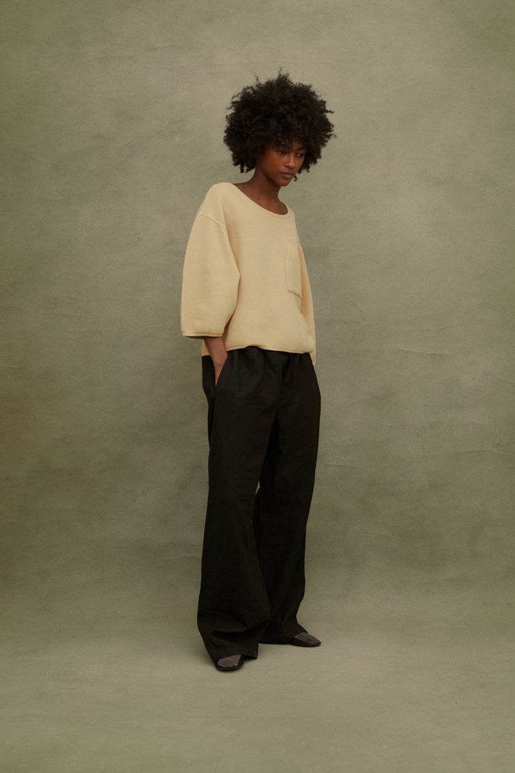 Alaia Butter Yellow Cotton Knit - Desert Vintage